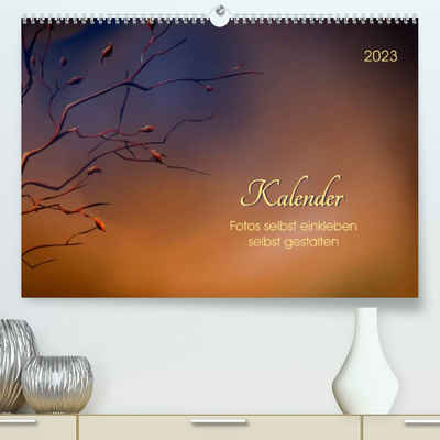 CALVENDO Wandkalender Kalender, Fotos selbst einkleben, selbst gestalten (Premium, hochwertiger DIN A2 Wandkalender 2023, Kunstdruck in Hochglanz)