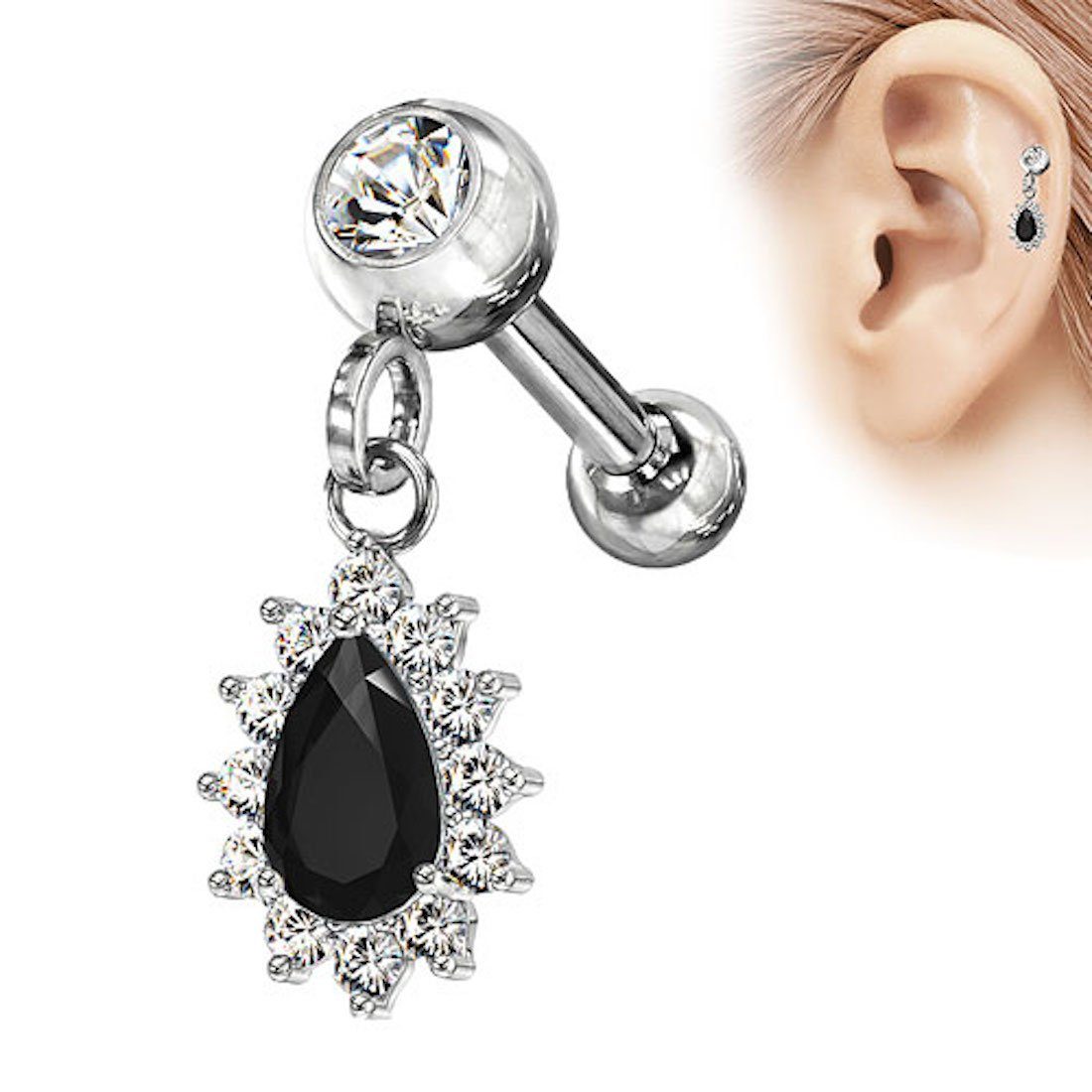 Taffstyle Piercing-Set Tragus Ohr Knorpel mit günstig online kaufen