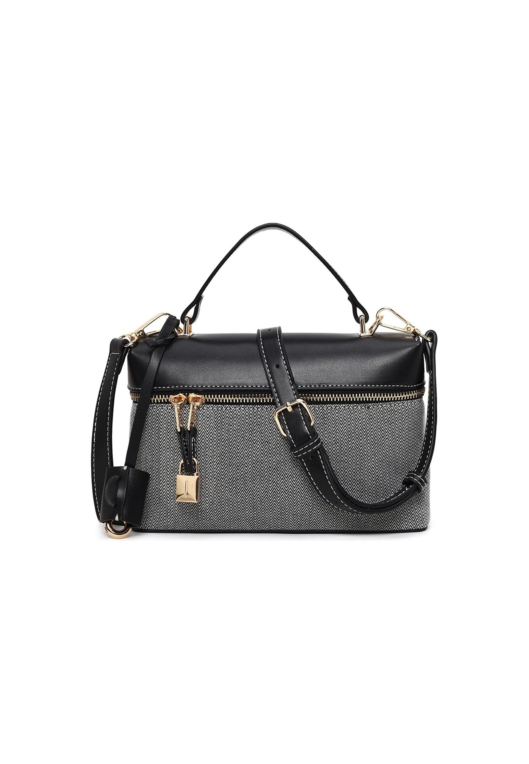 Derimod Umhängetasche Handtasche aus Kunstleder