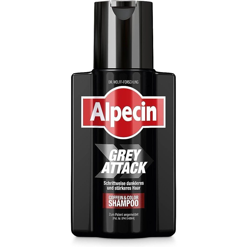 Alpecin 200 Attack & Alpecin ml Haartonikum Coffein Shampoo Grey Color