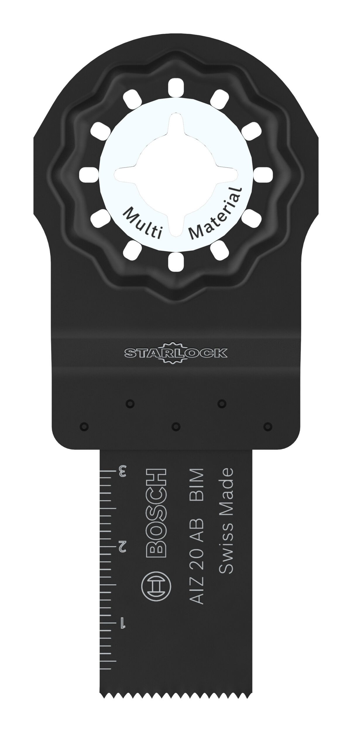 BOSCH Tauchsägeblatt (5 Stück), AIZ 20 AB Multi Material, Starlock, 20 x 30 mm - 5er Pack