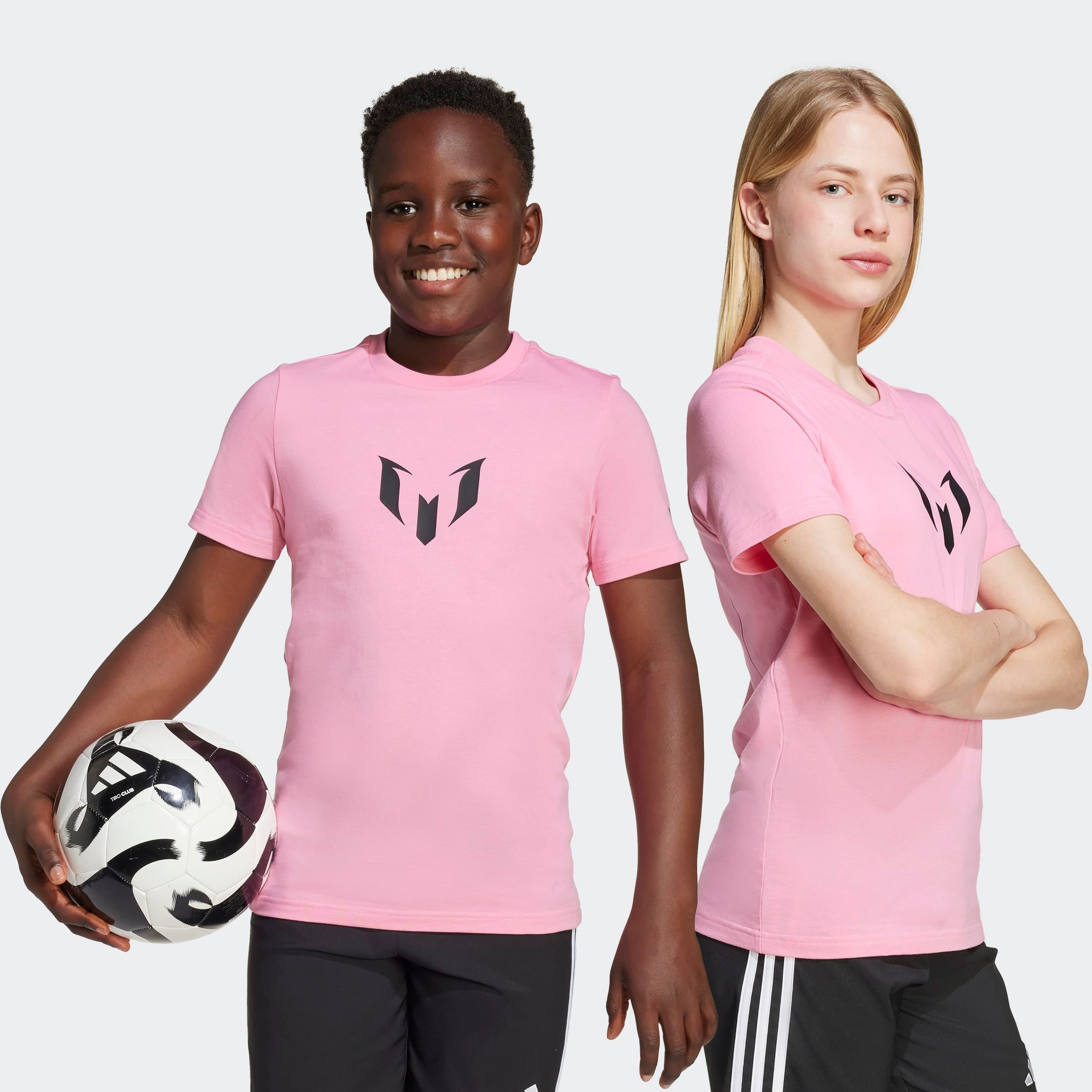 adidas Performance Trainingsshirt MIT GRAFIK FÜR KINDER MIT MESSI-NAMESZUG UND SPIELERUMMER sportlicher Stil, mit Name und Nummer auf dem Rücken, aus Baumwolle