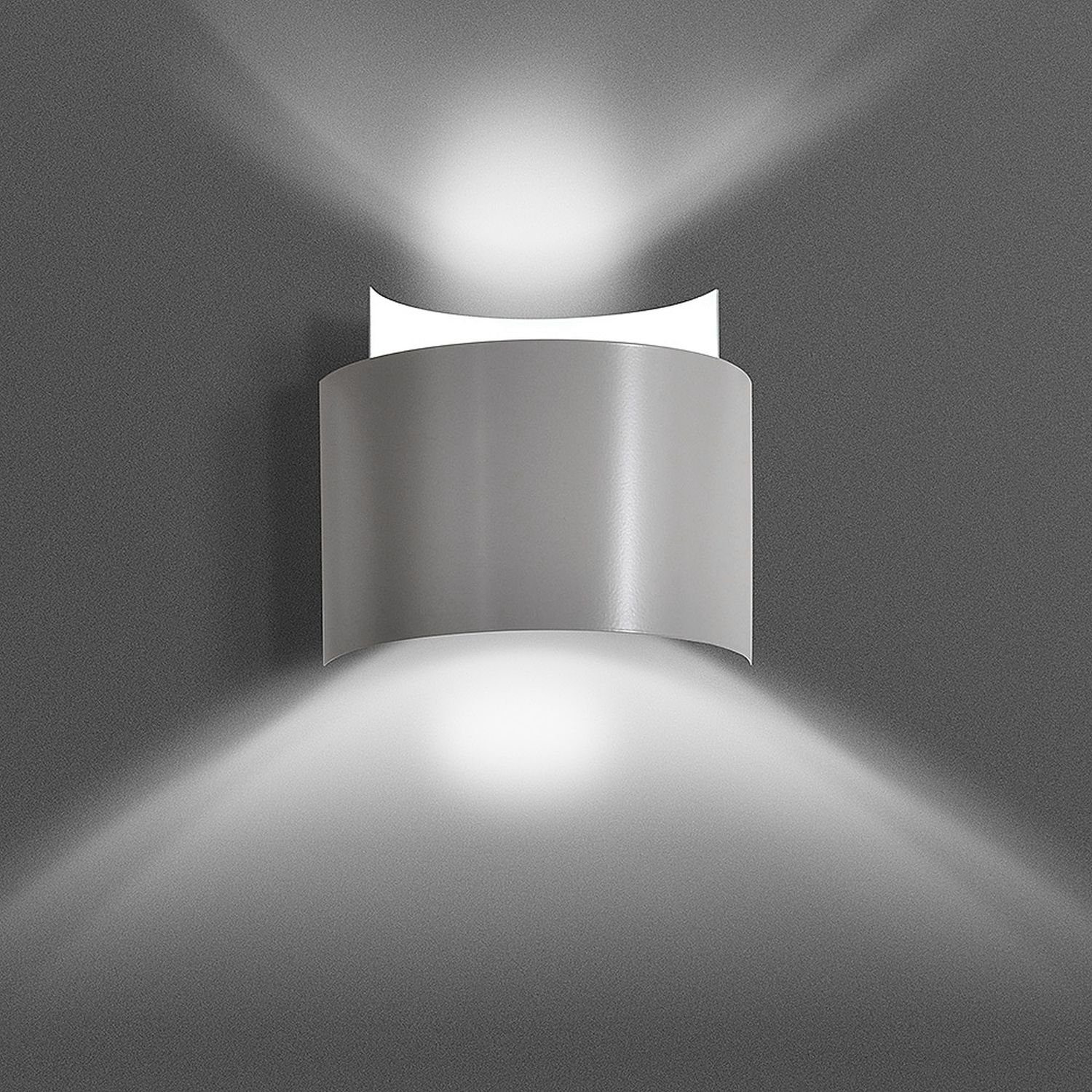 Licht-Erlebnisse Wandleuchte »EZRA«, Wandlampe Grau Metall G9 indirekt  Treppenhaus Flur online kaufen | OTTO