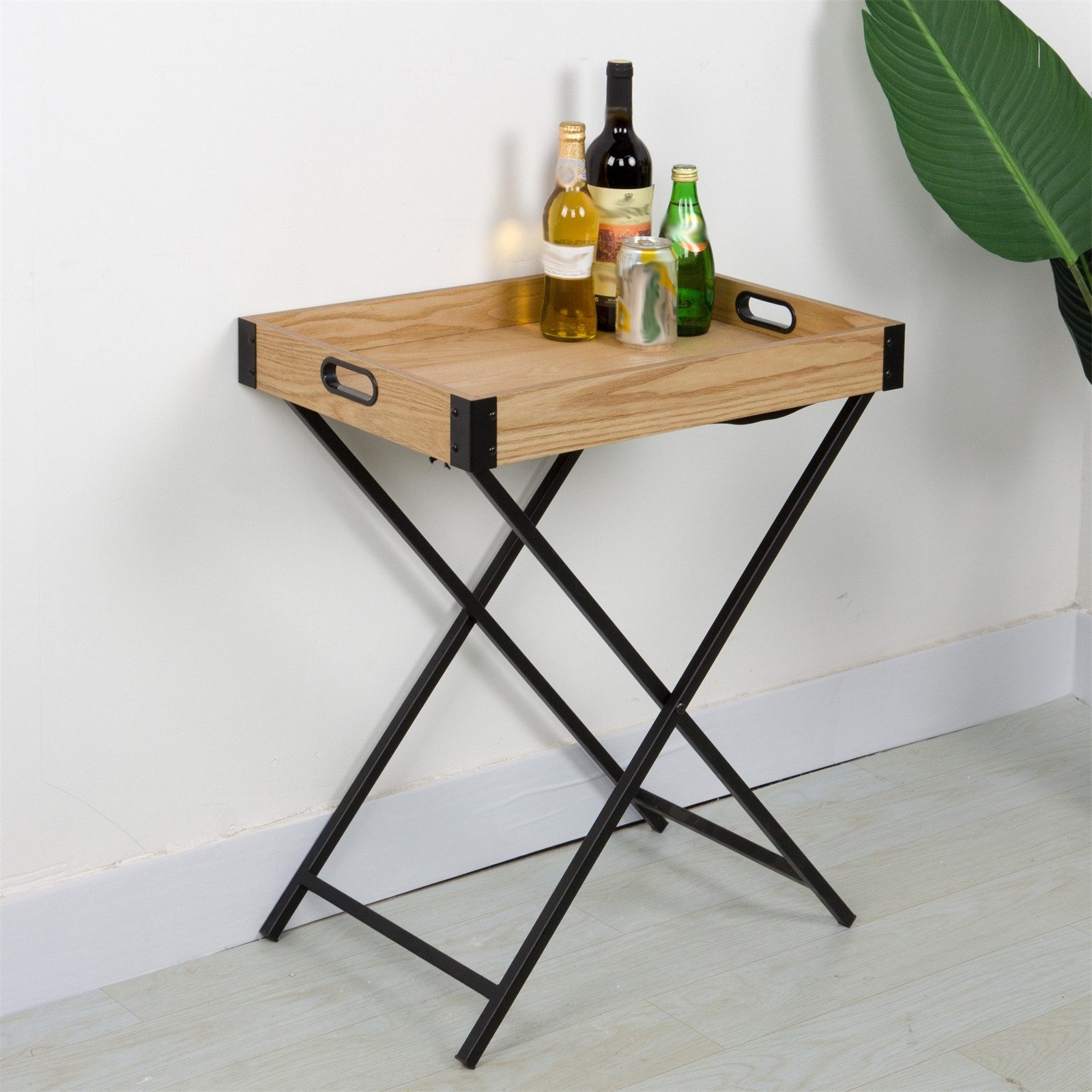 HTI-Line Beistelltisch Beistelltisch Brick mit Tablett (Stück, 1-St., 1 Bei günstig online kaufen