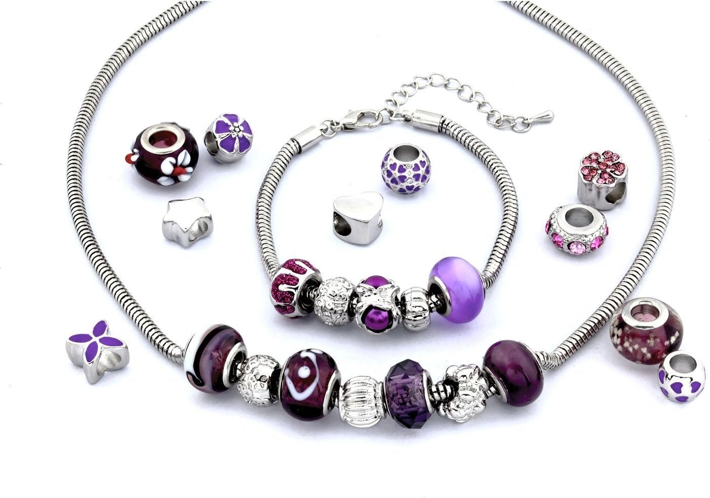 VALIOSA Schmuck-Adventskalender, Merry Halskette, Armband 22 + Christmas' individuelle Perlen-Anhänger
