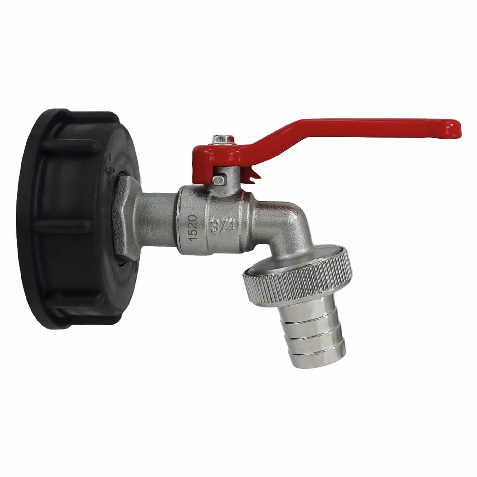 puteus Reduzierstück, IBC-Adapter mit Kugelauslaufventil