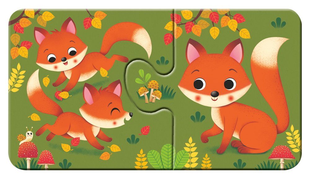 Ravensburger Puzzle Kinder Puzzle my first puzzles Tiere und ihre Kinder 03123, 2 Puzzleteile