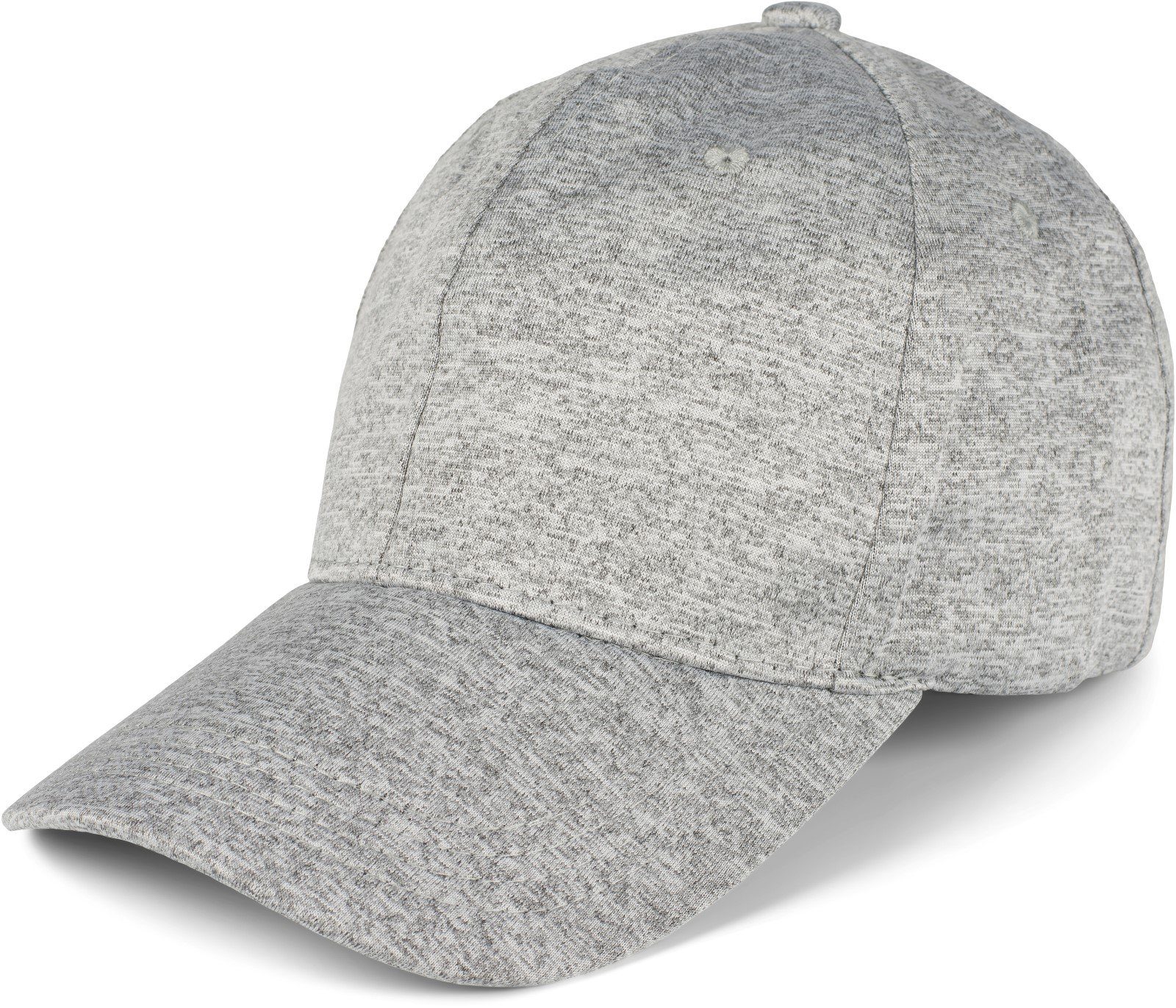 Cap Hellgrau Baseball Baseball meliert (1-St) Cap meliert styleBREAKER