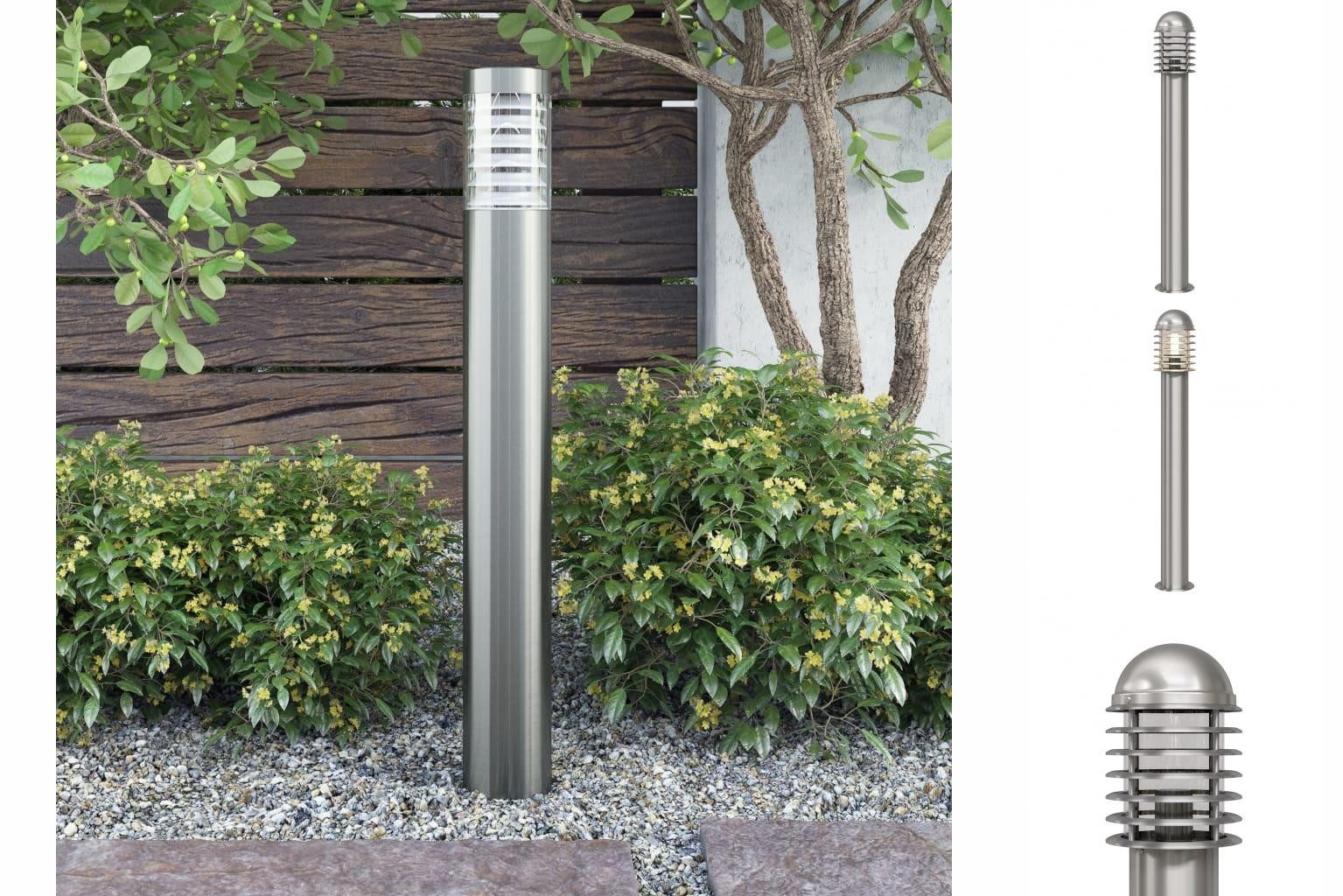 vidaXL Gartenleuchte Außen ständige EdelstahlMastleuchte, Garten Lampe