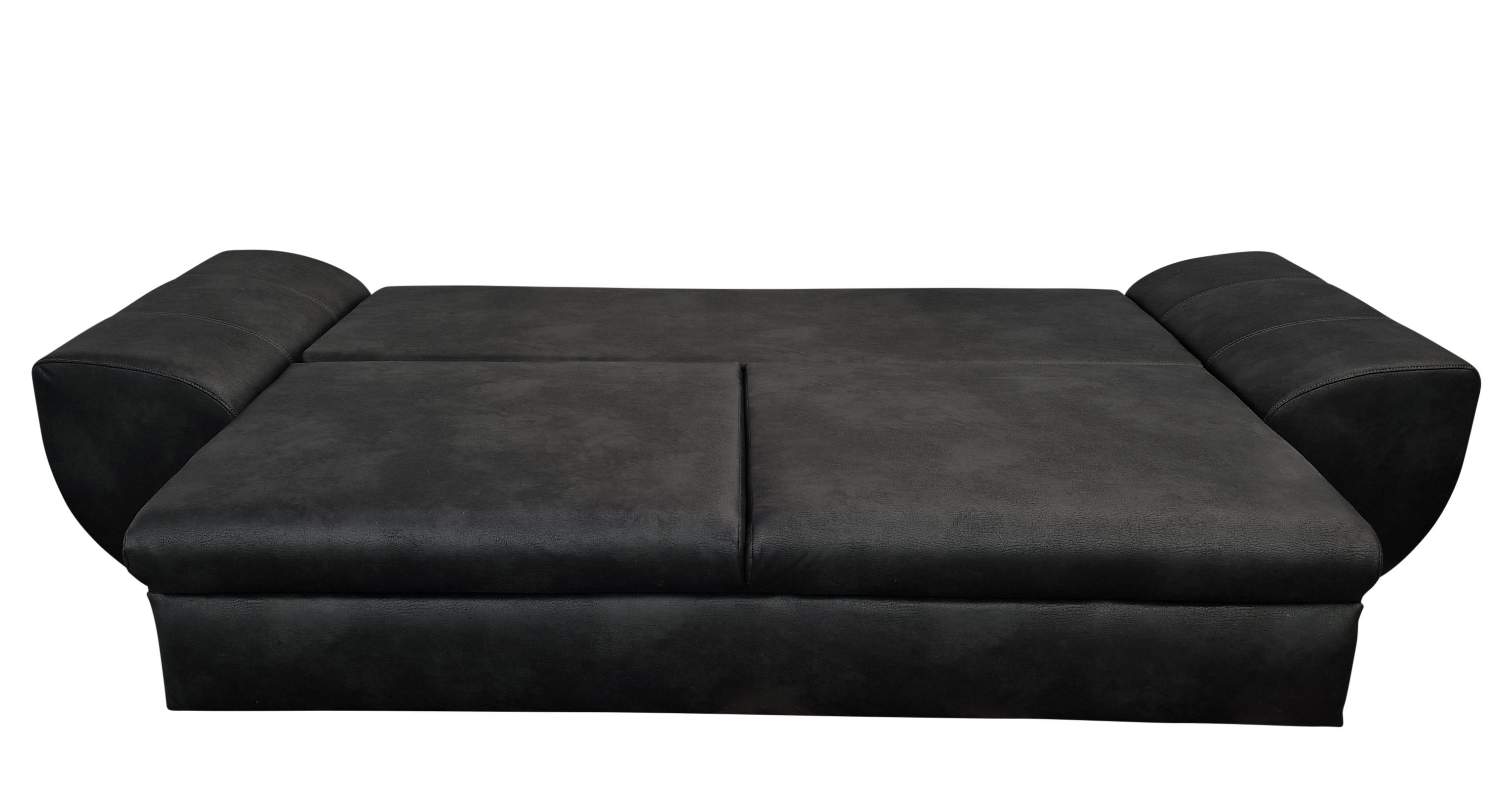 luma-home Big-Sofa 18010, mit Bettfunktion und Stauraum B275/T98/H90 cm, Li günstig online kaufen