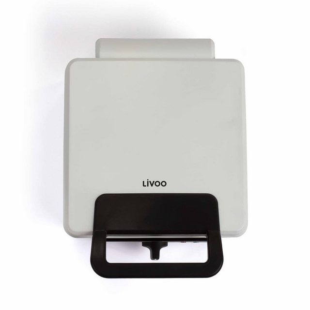 LIVOO Waffeleisen Waffeleisen mit Einstellbarem Thermostat 1200 W Weiß