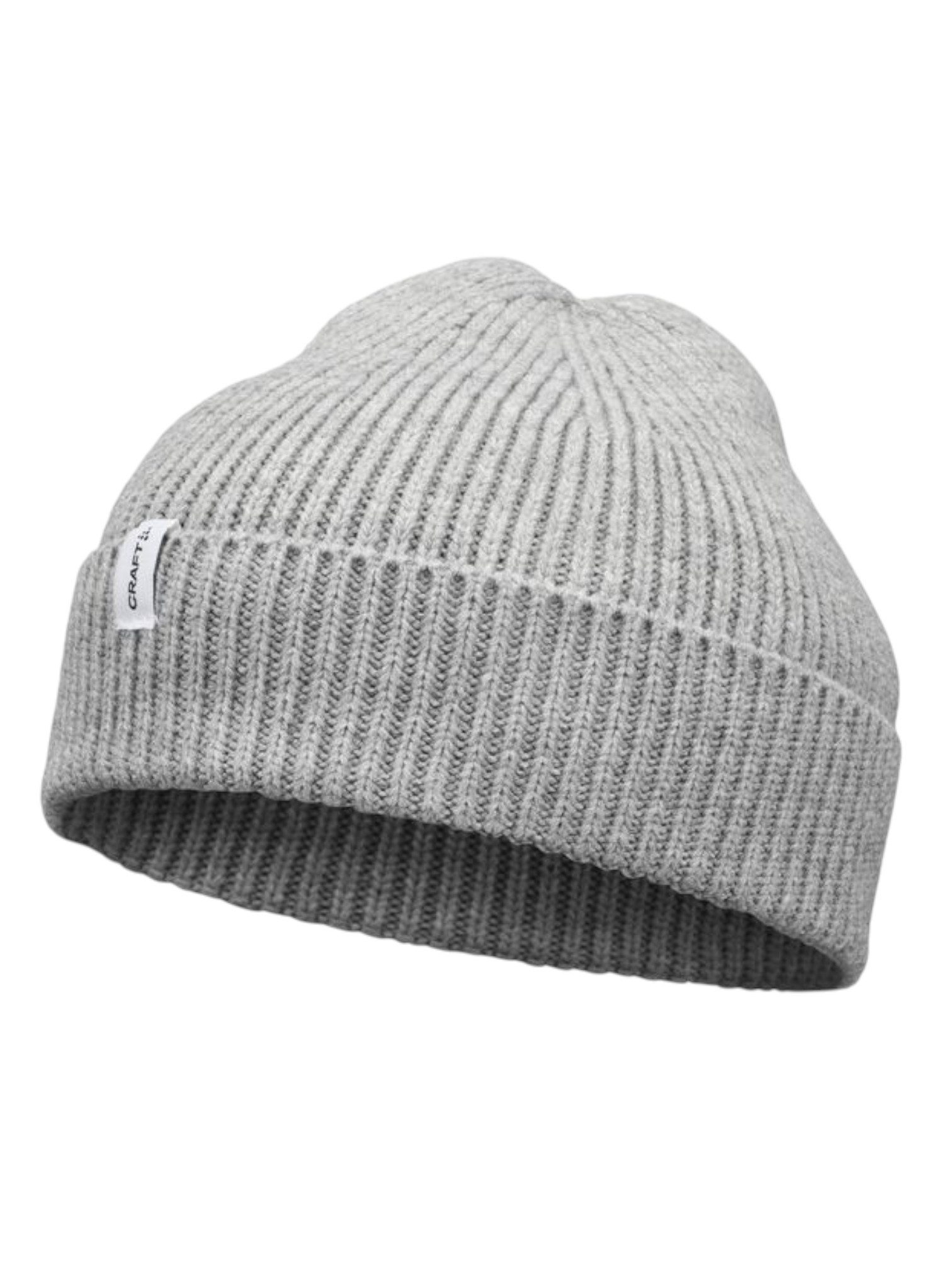 Craft Beanie Wintermütze Urban Rib (warm, Rippstruktur) grau - 1 Stück