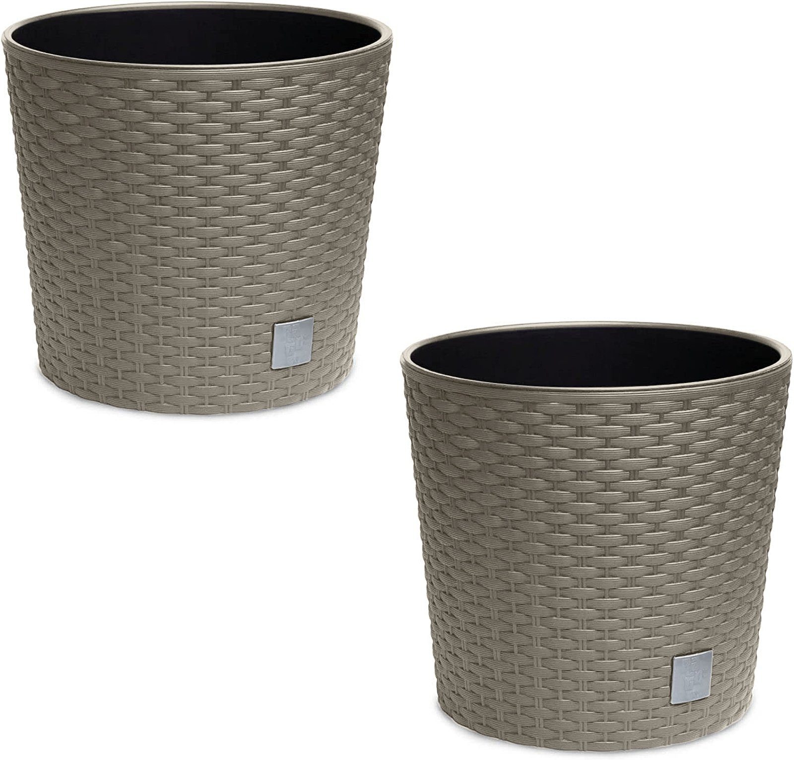 KundenTest & Erfahrungen zu astor24 Blumentopf 2x Blumentopf Rattan