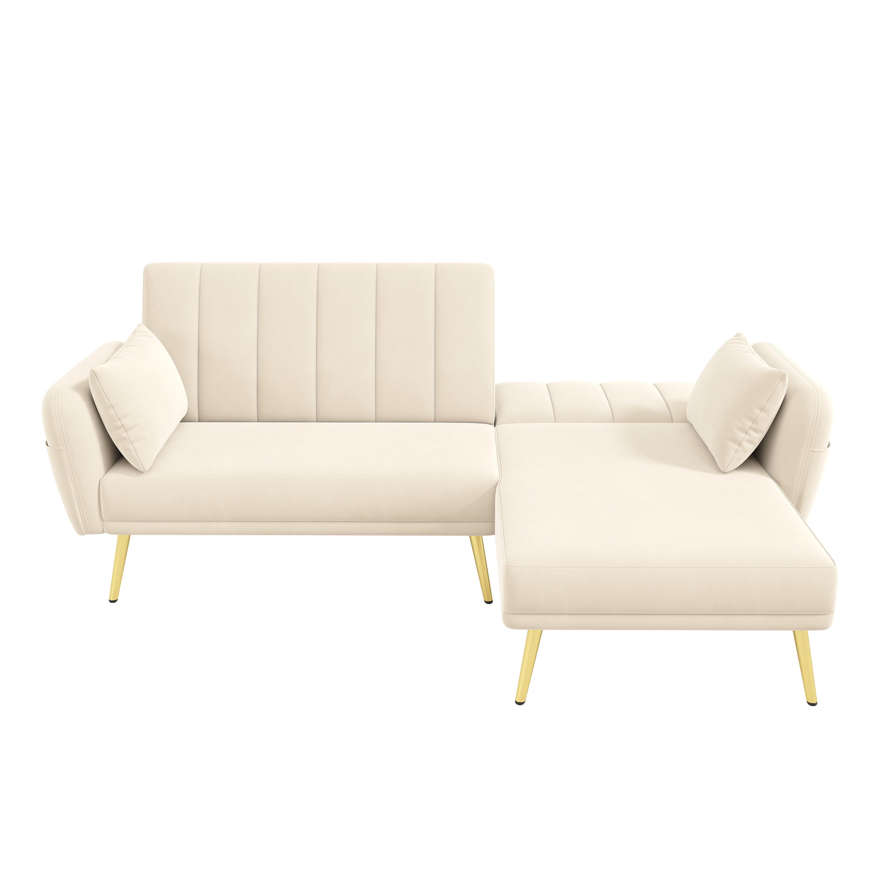 i@home Schlafsofa Klappsofa,L-förmiges Sofa,Ecksofa, mit Relaxfunktion,scha günstig online kaufen