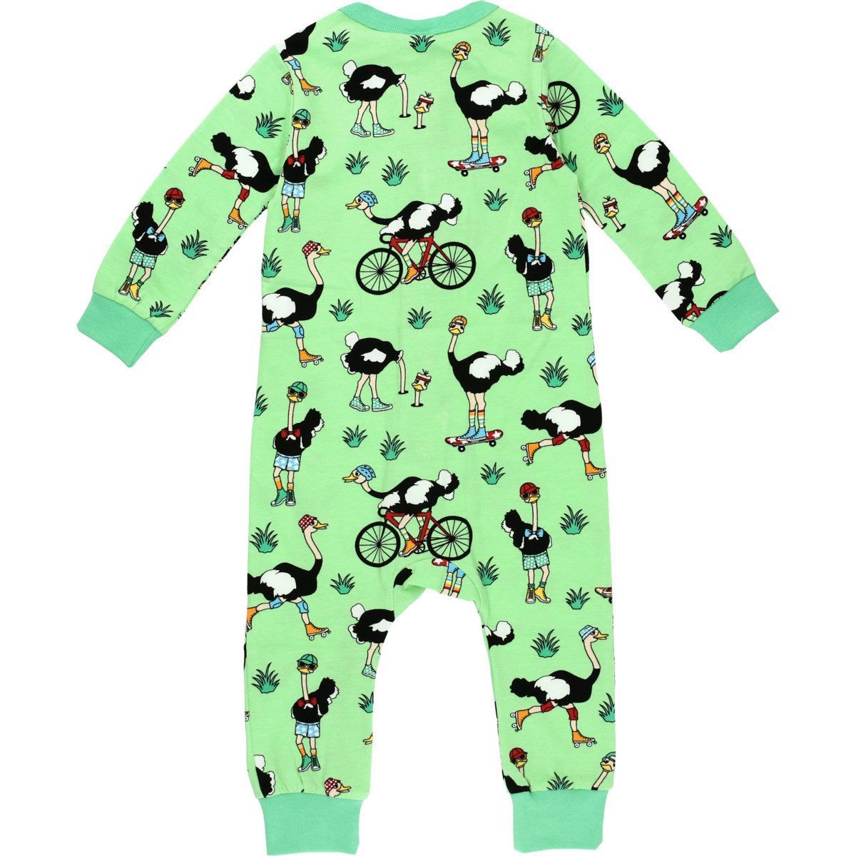 Villervalla Strampler Strauß Unisex Kinder Einteiler, Overall, Babyanzug, Babyoverall, Babyanzug