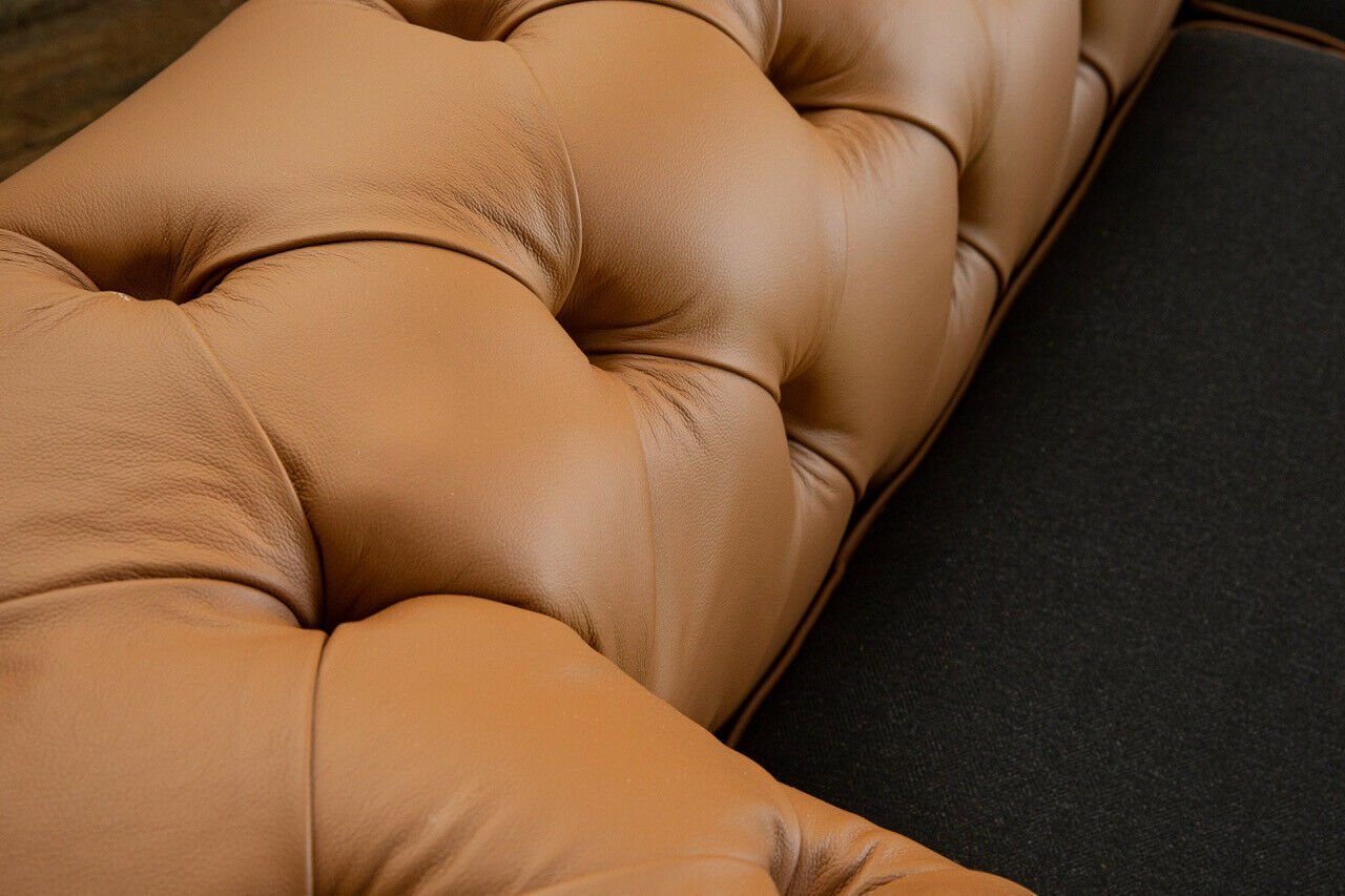 Design cm JVmoebel Couch Chesterfield-Sofa, 260 4 Sofa Sitzer Sofa Chesterfield