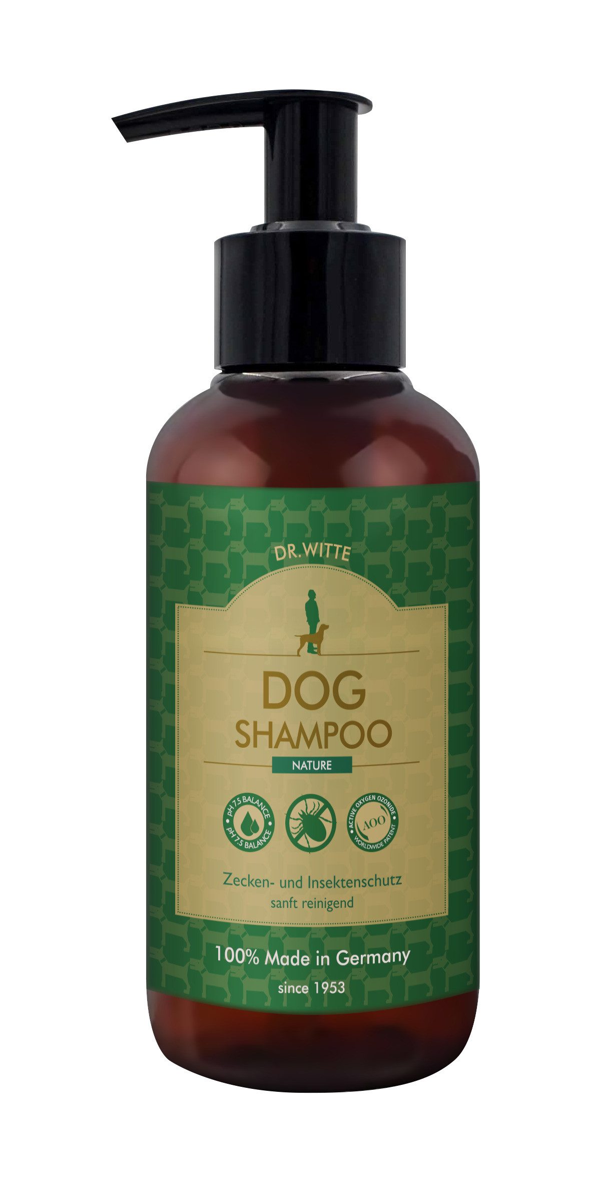 GW Nature Cosmetic Tiershampoo Dog Shampoo 200 ml, (1-St), Vegan - pH-Wert 7,5, mit Aktivsauerstoff AOO