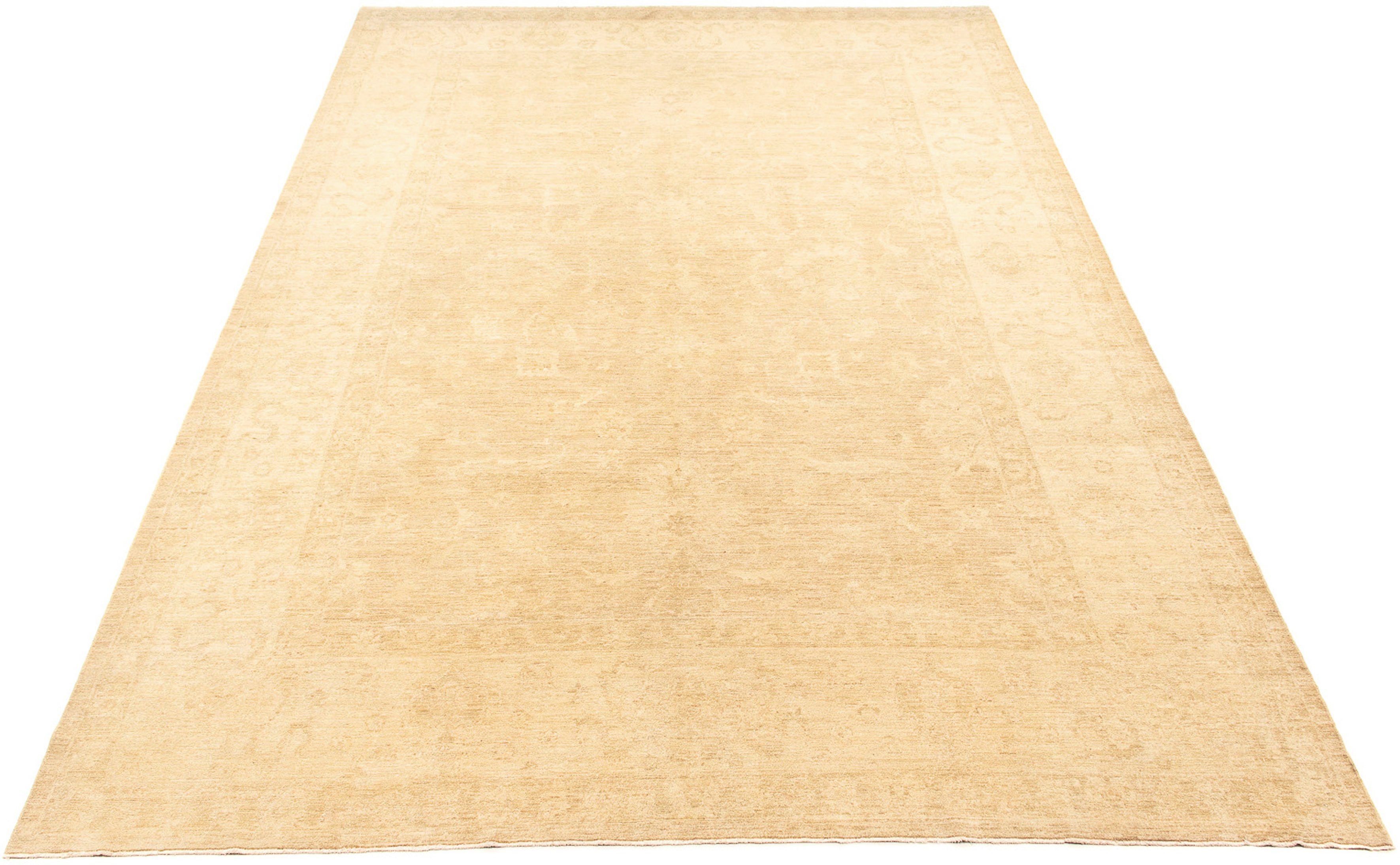 Orientteppich Ziegler - 418 x 304 cm - beige, morgenland, rechteckig, Höhe: 6 mm, Wohnzimmer, Handgeknüpft, Einzelstück mit Zertifikat