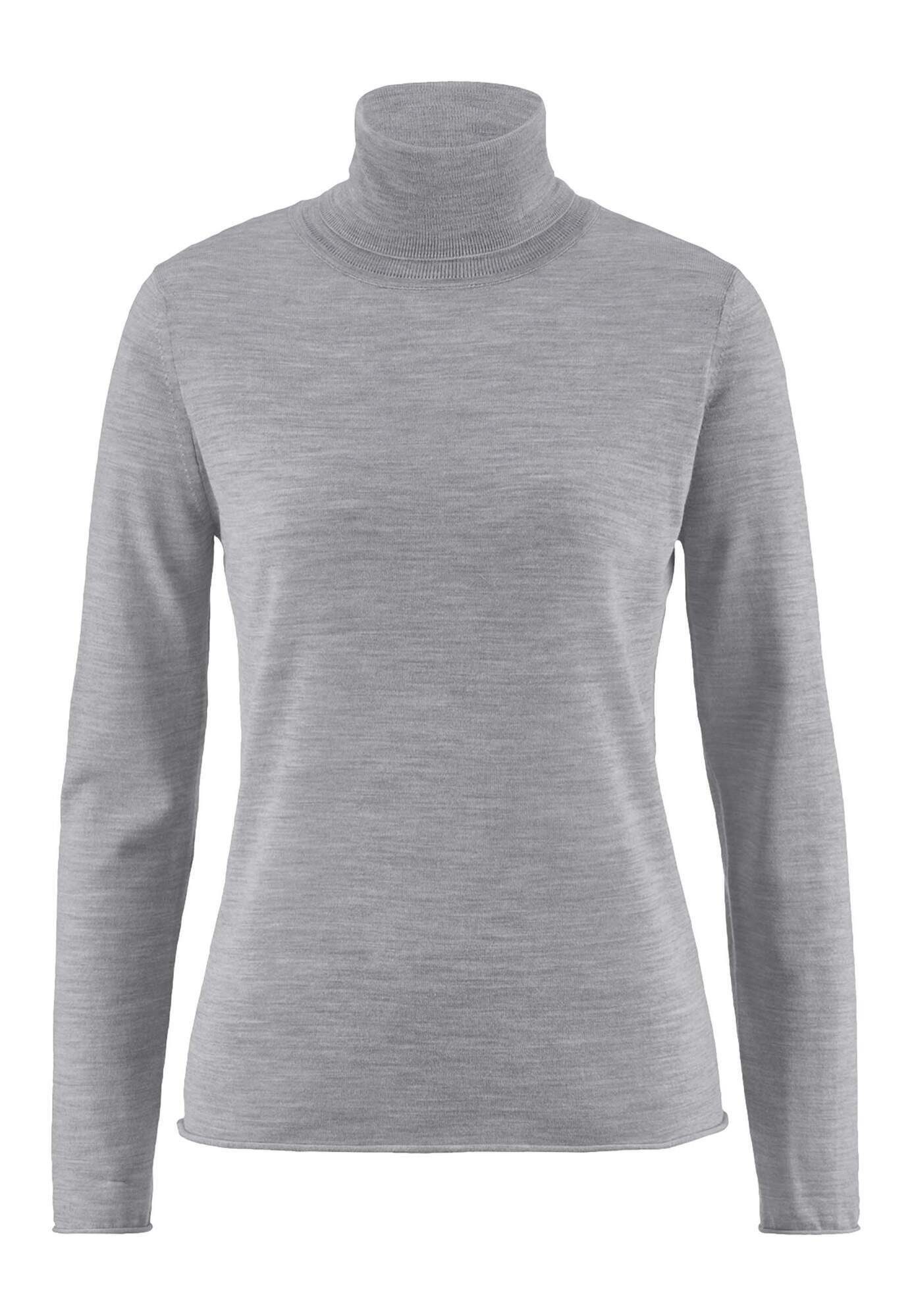 Hessnatur Strickpullover Slim aus reiner Bio-Merinowolle (1-tlg)