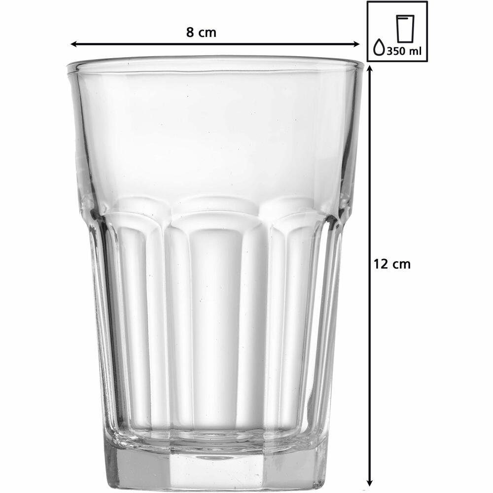 Ritzenhoff & Breker Longdrinkglas Riad 350 ml, 1-tlg., Glas