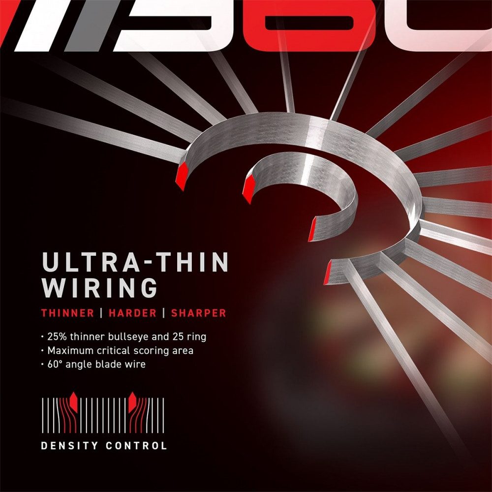 Winmau Dartscheibe, (Dartboard, Offizielles PDC-Dartboard), Innovatives 360°-Design