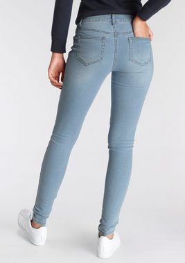 Arizona Skinny-fit-Jeans mit Keileinsätzen Low Waist