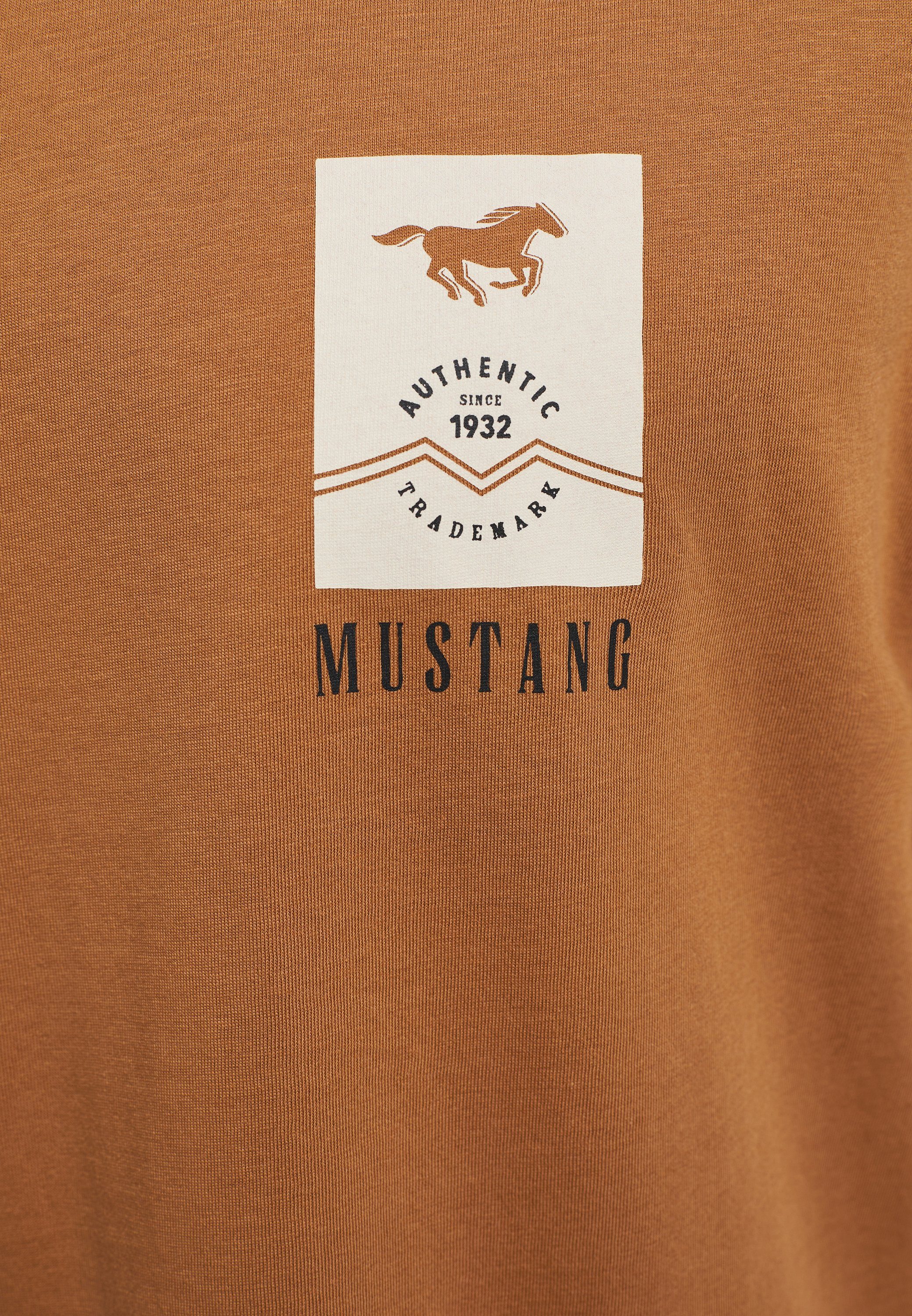 Aidan Style Mustang C T-Shirt Print MUSTANG hellbraun