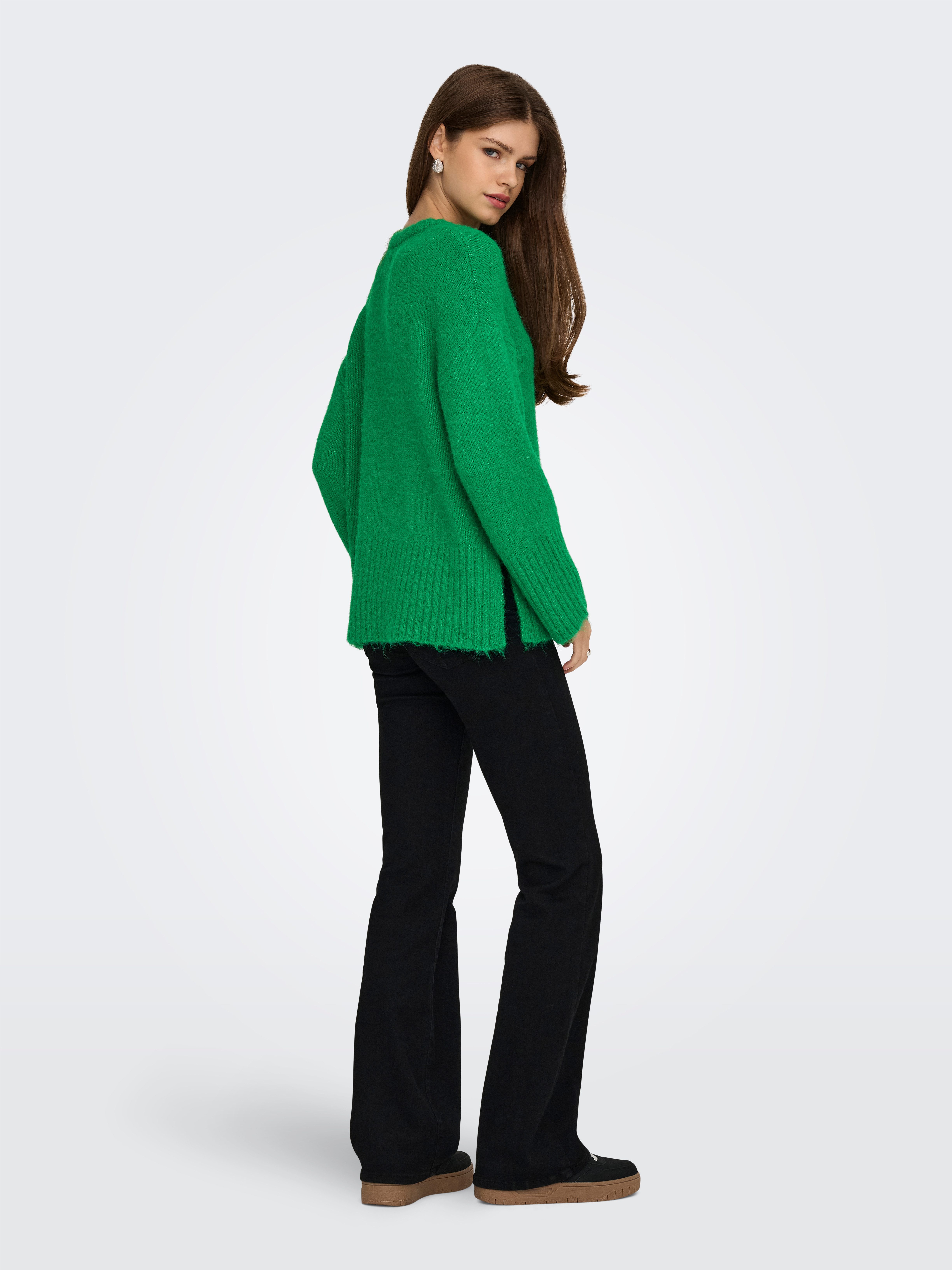 ONLY Rundhalspullover ONLMAGGIE LIFE LS LOOSE ONEK CC KNT – Bild 5 von 5