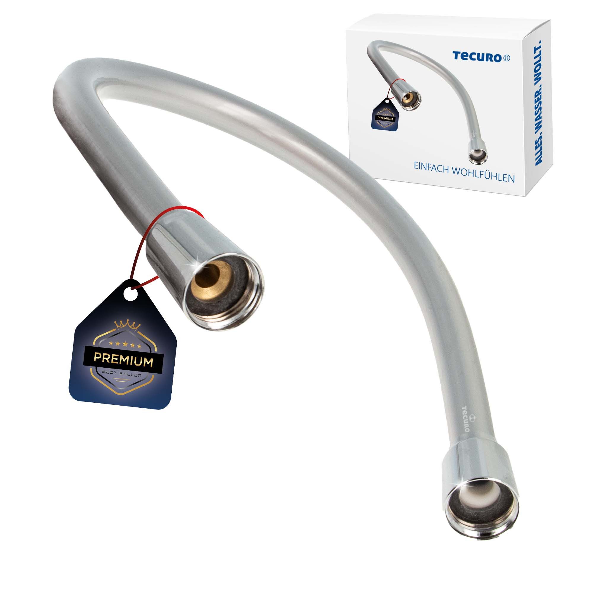 tecuro Brauseschlauch PREMIUM Brauseschlauch silberglatt - verdrehsicher günstig online kaufen