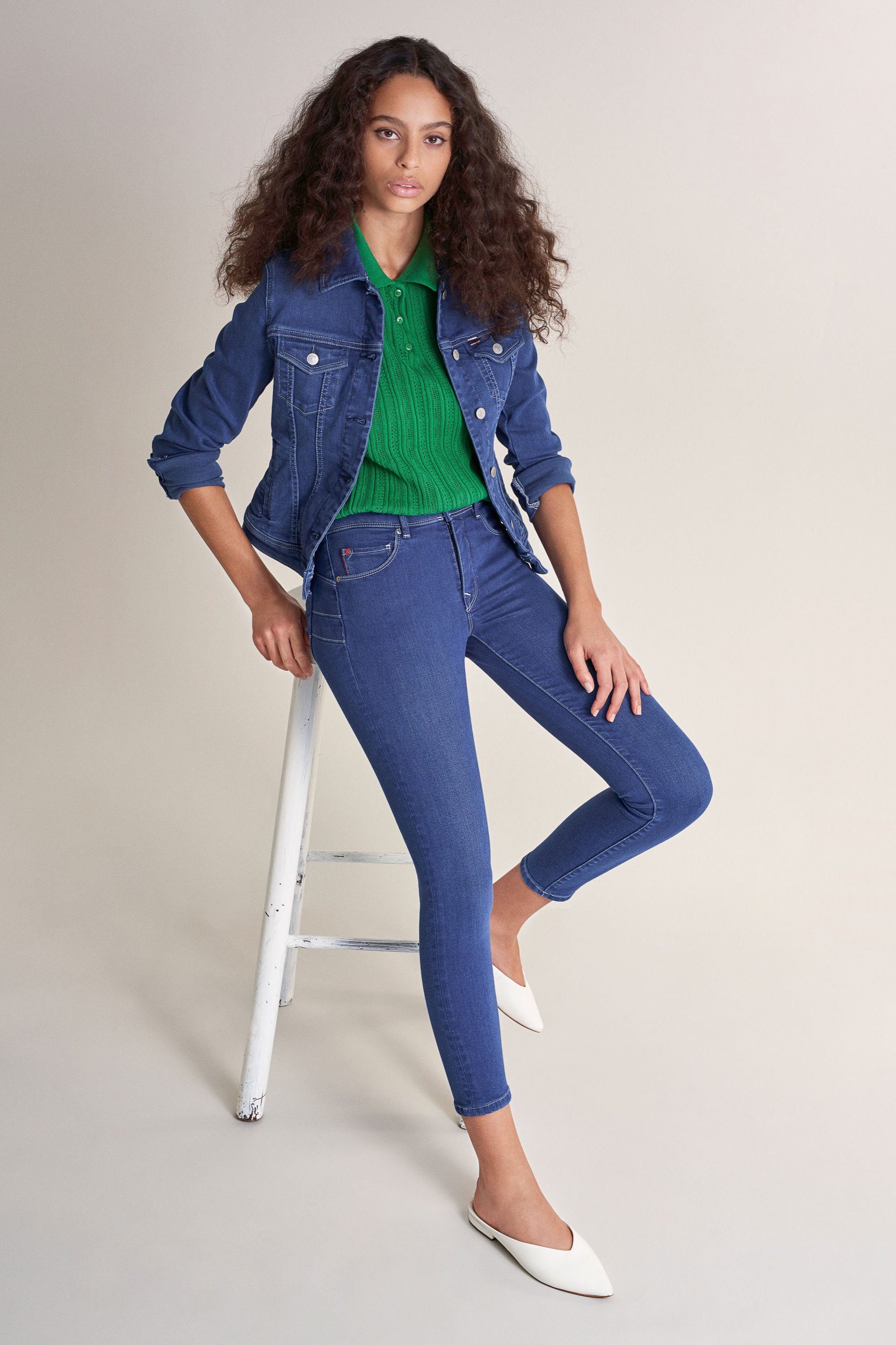 Salsa Stretch-Jeans SALSA JEANS SECRET PUSH IN CAPRI royal blue 124794.8503