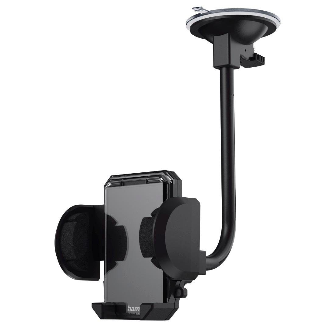 Hama Smartphone-Halterung 2in1 Auto Handyhalterung Set "Multi" für Lüftung und Scheibe, (bis 6,8 Zoll, passend für Smartphone Größe :4 - 11 cm)