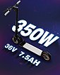 Kugoo E-Scooter »M2 Pro«, 350 W, 20,00 km/h, (Anzug), Zugelassen nach StVZO, Bild 7
