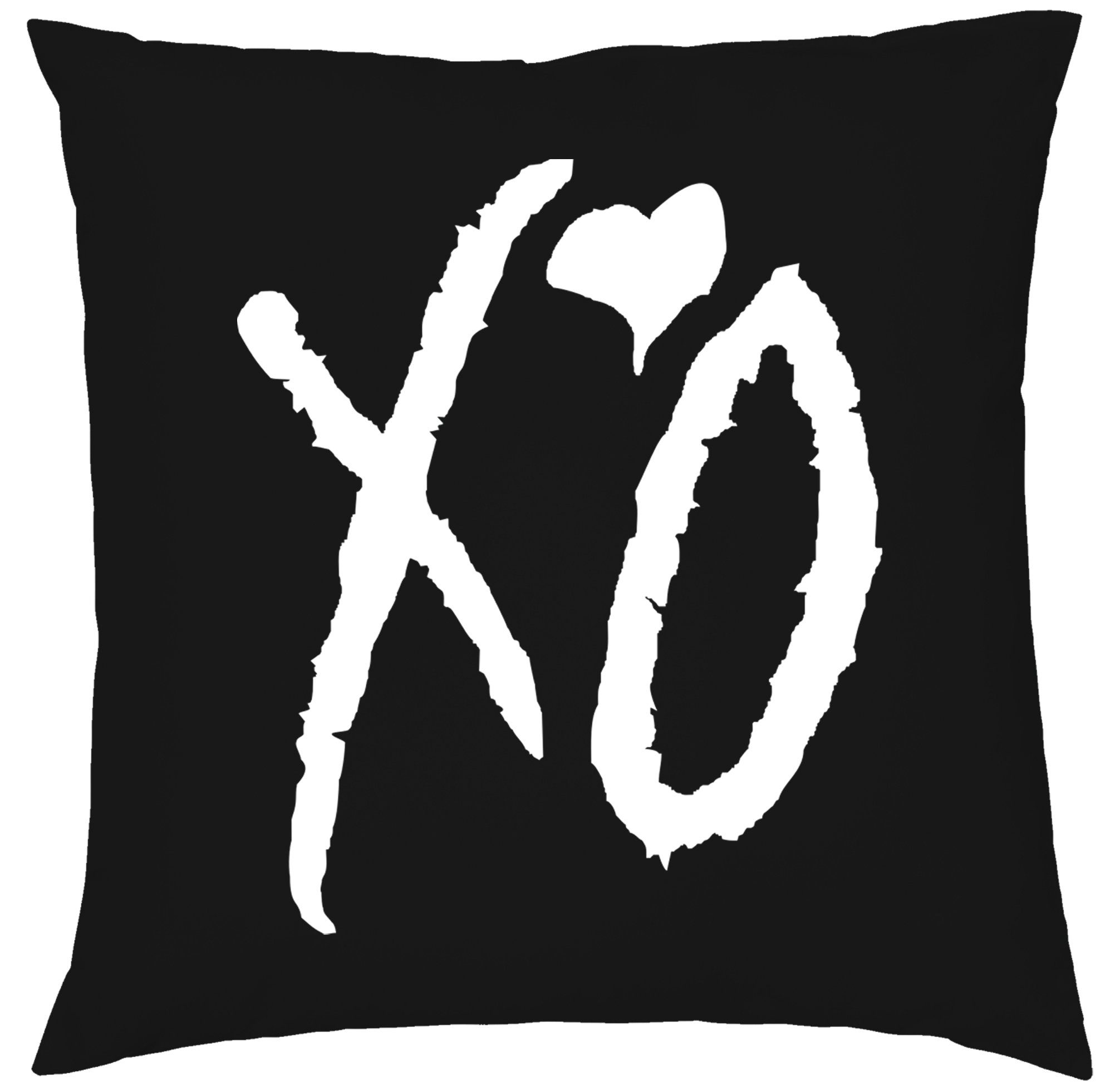 Blondie & Brownie Dekokissen XO Kisses Hugs Weeknd Starboy Kissen mit Füllung
