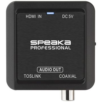 SpeaKa Professional SpeaKa Professional Audio Konverter [HDMI - Koaxial, Toslink] Audio-Adapter