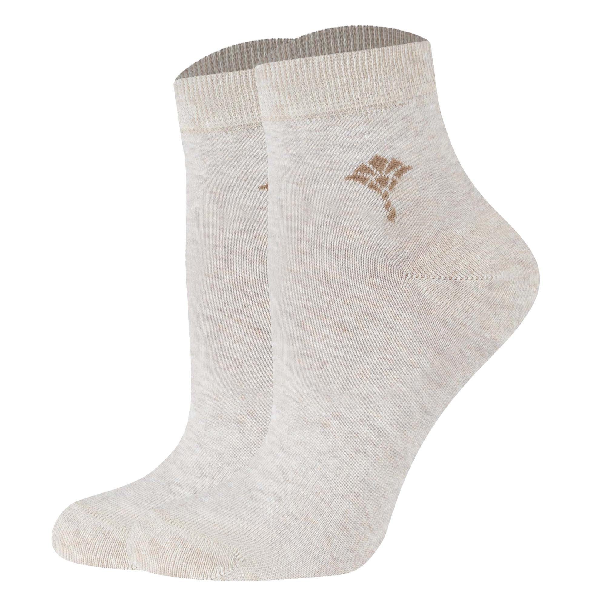 Sneakersocken Damen Socken 2er Pack Baumwolle