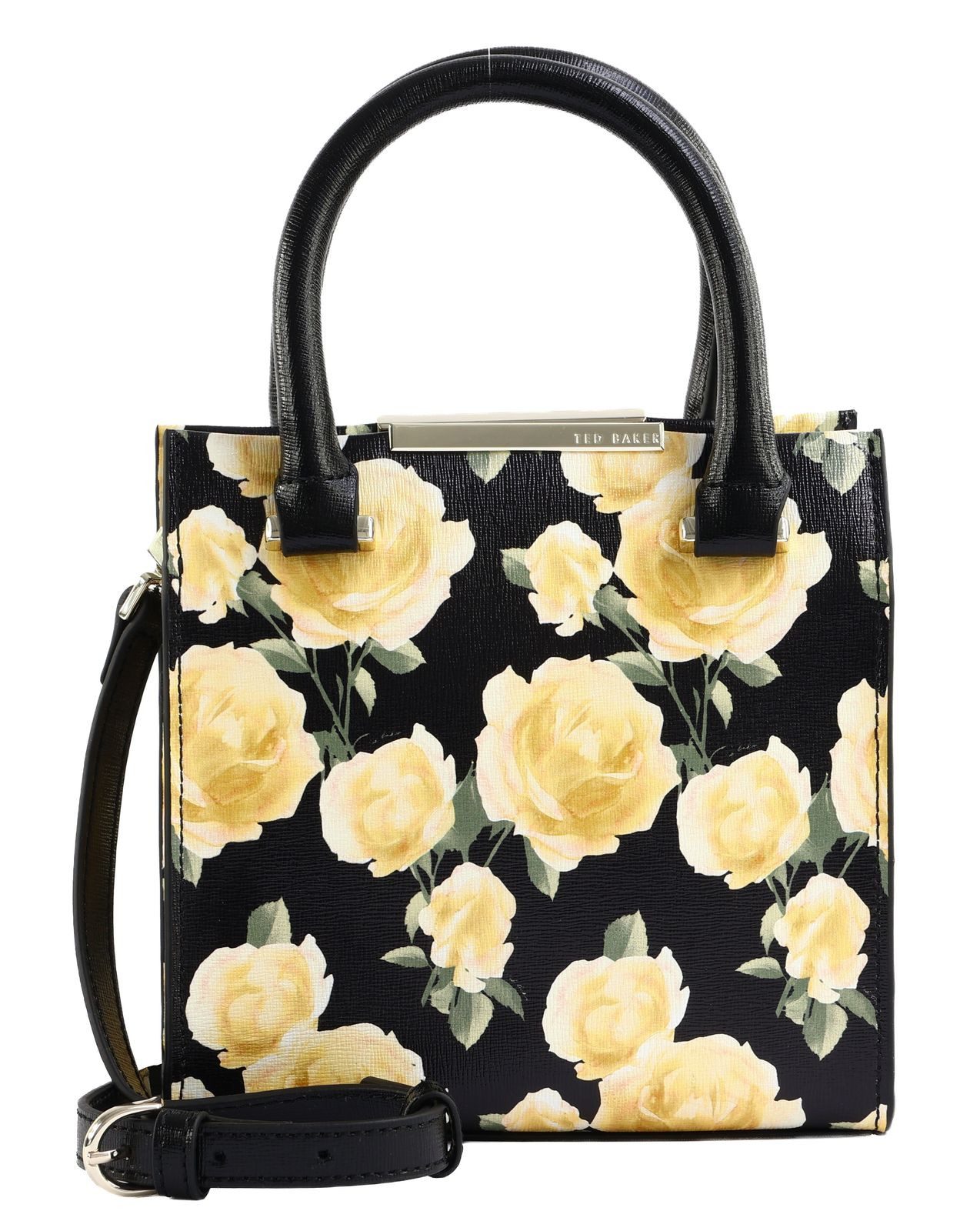 Ted Baker Umhängetasche Bar Detail Small Printed Tote Bag, aus echtem Rindsleder