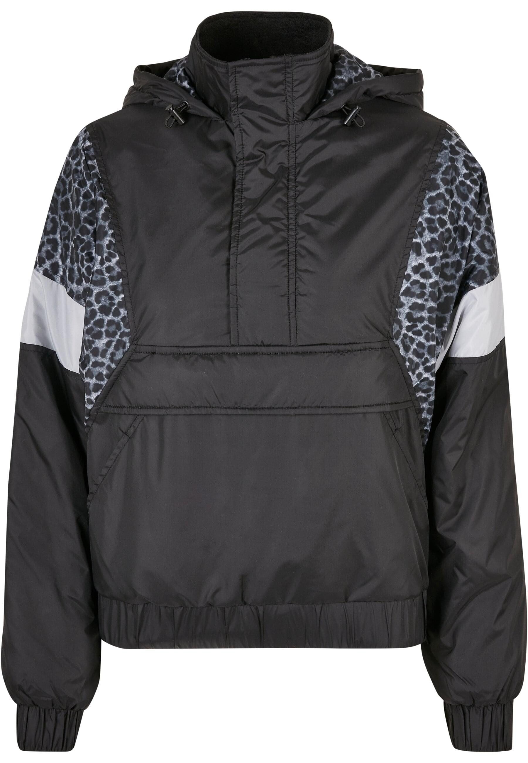 URBAN CLASSICS Allwetterjacke Urban Classics Damen Ladies AOP Mixed Pull Over Jacket (1-St)