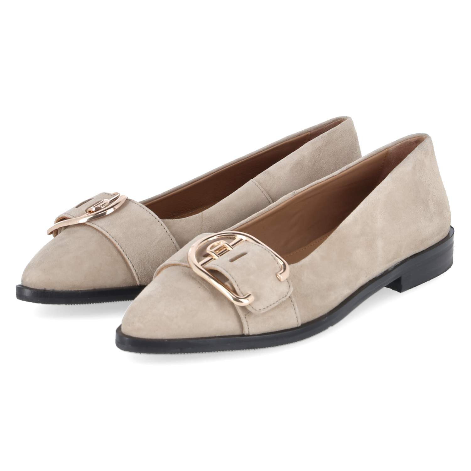 Copenhagen Studios Copenhagen Shoes CS8921-0301 BISCUIT Damen Rauleder beige Ballerina