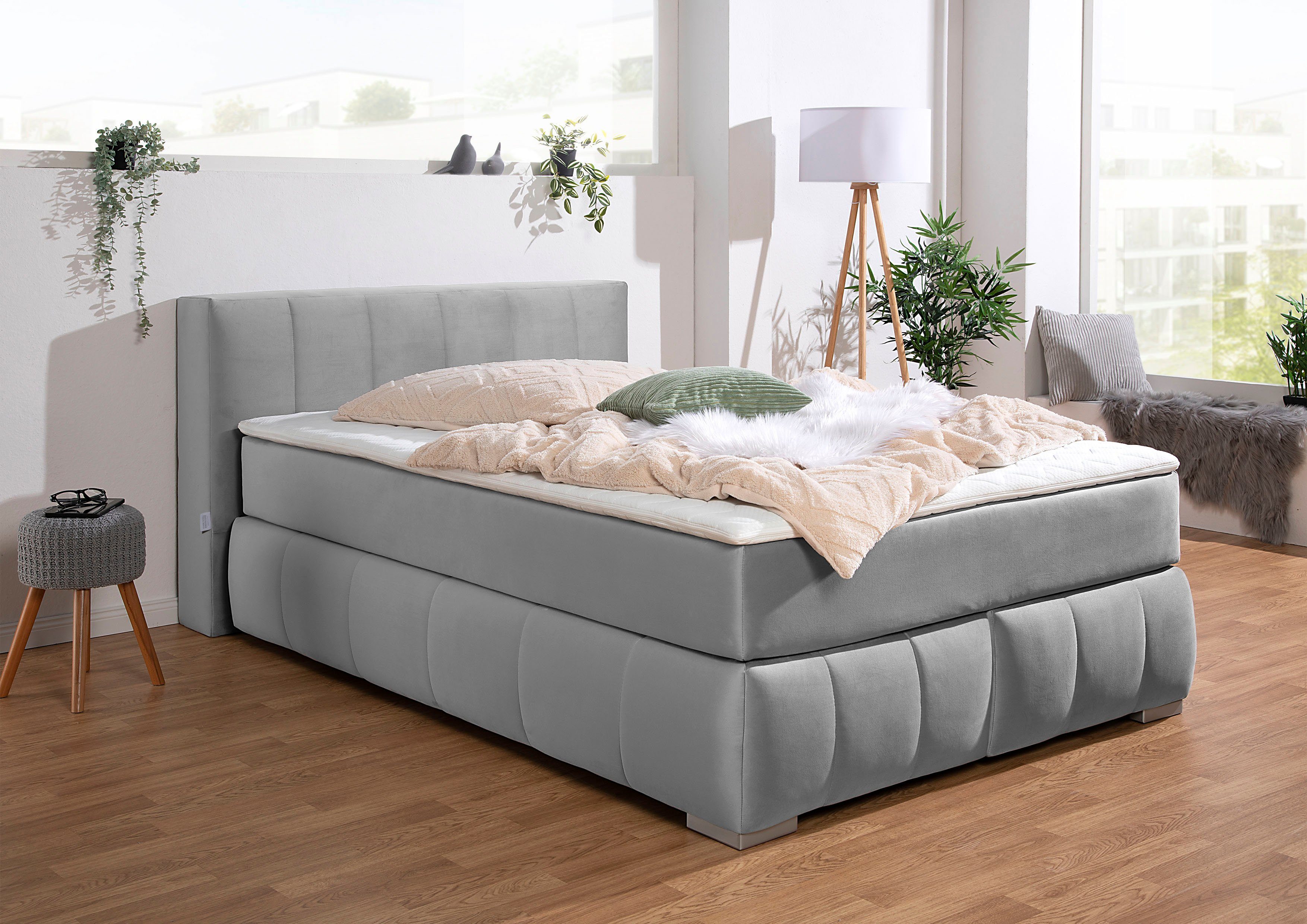 Guido Maria Kretschmer Home&Living Boxspringbett "Chelles", inkl. Topper, i günstig online kaufen