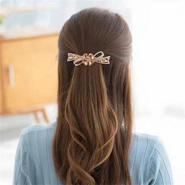 LENBEST Haarspange Haarspange Haarnadel mit vierblättrigem Kleeblatt, für Damen eleganter Haarschmuck
