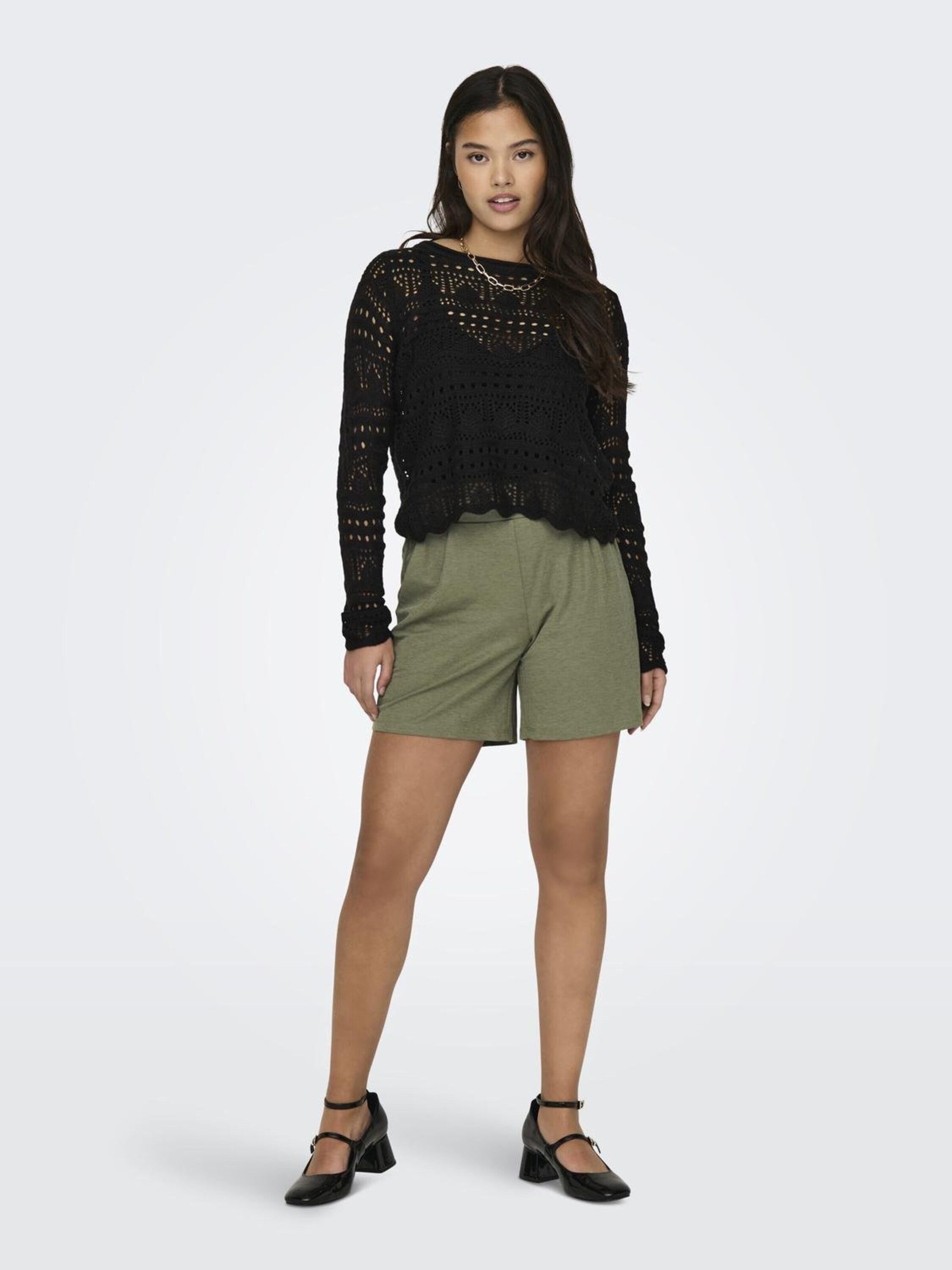 JDY Rundhalspullover JDYSun (1-tlg) Lochmuster günstig online kaufen