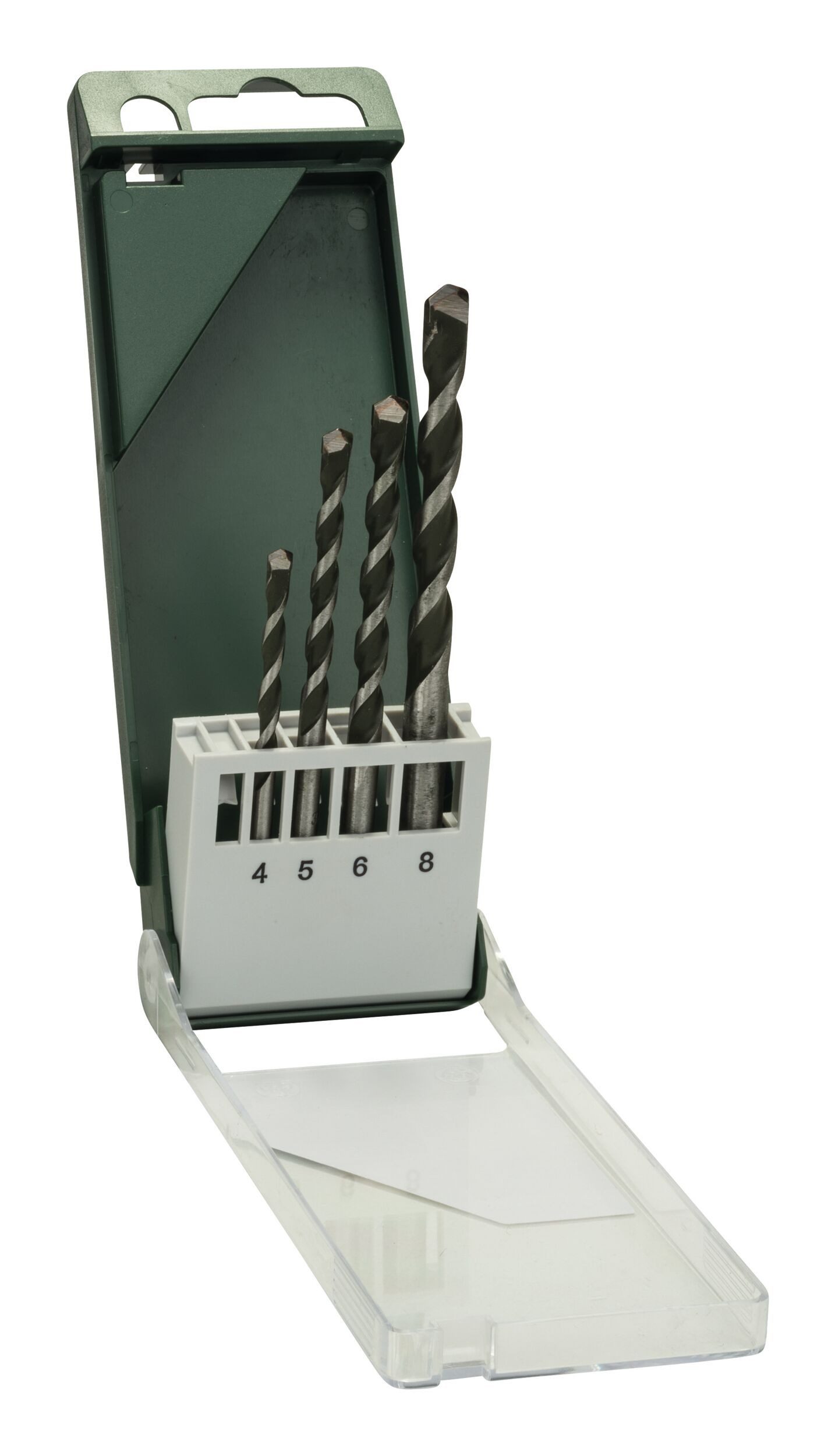 BOSCH Bohrersatz, (4 Teile), Mehrzweckbohrer, 4 x 75 mm, 5 x 85 mm, 6 x 100 mm, 8 x 120 mm, 4