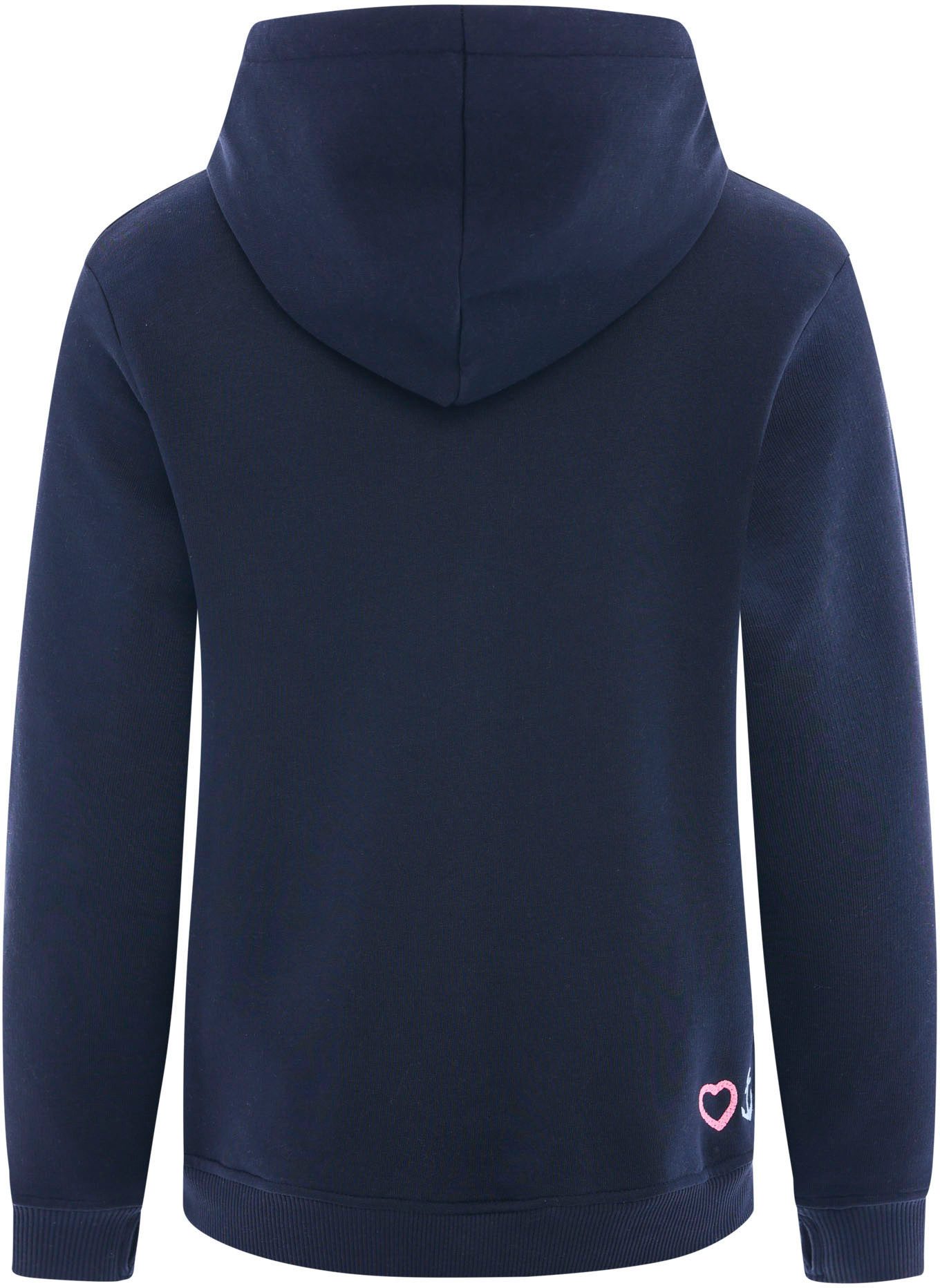 Zwillingsherz Sweatshirt mit Schriftzug aus Pailetten günstig online kaufen