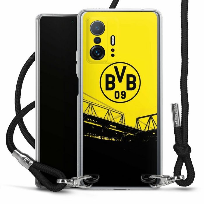 DeinDesign Handyhülle Borussia Dortmund BVB Fanartikel Stadion Schwarz-Gelb - BVB Xiaomi 11T 5G Handykette Hülle mit Band Case zum Umhängen