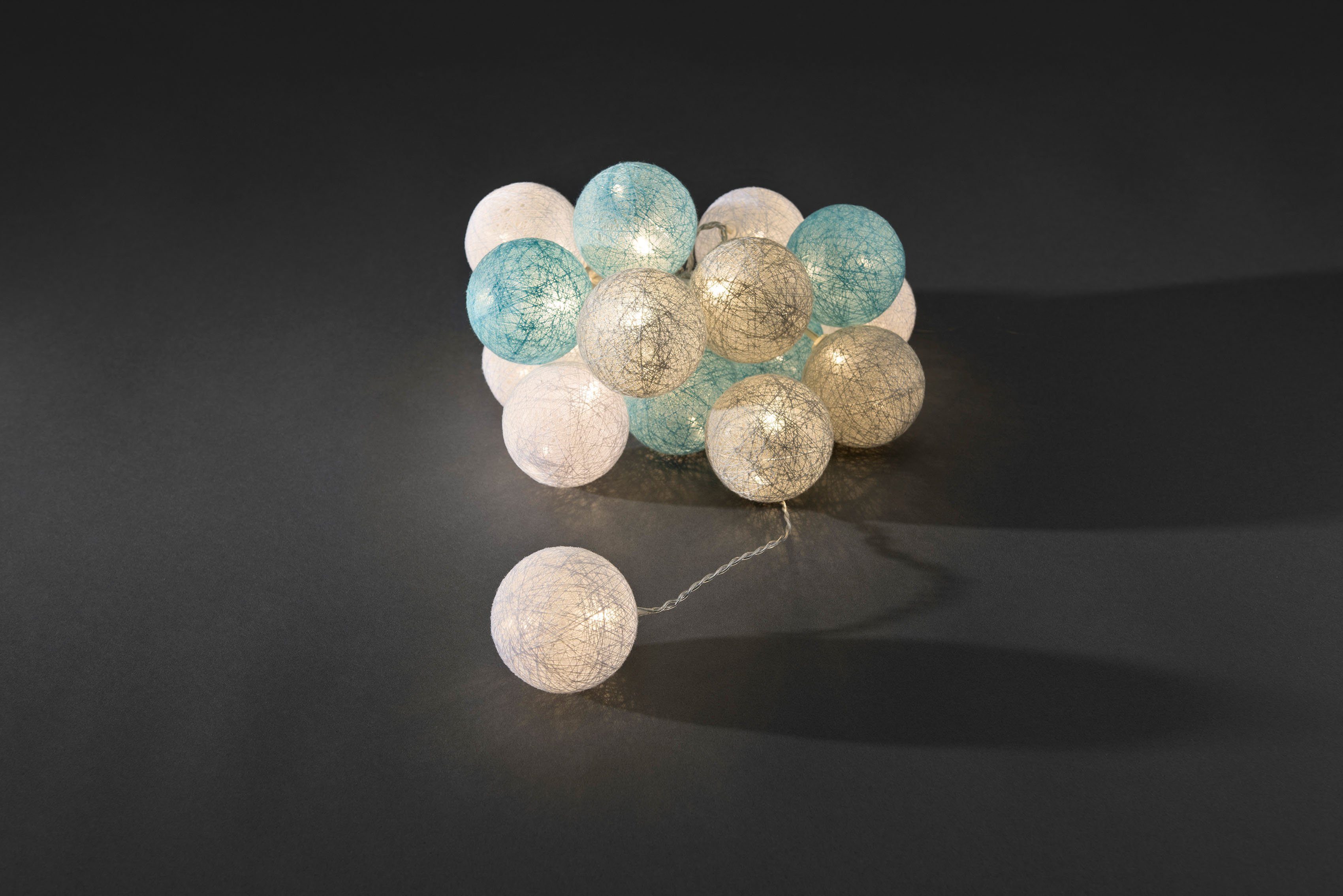 KONSTSMIDE LED-Lichterkette Weihnachtsdeko, 16-flammig, LED Dekolichter, günstig online kaufen