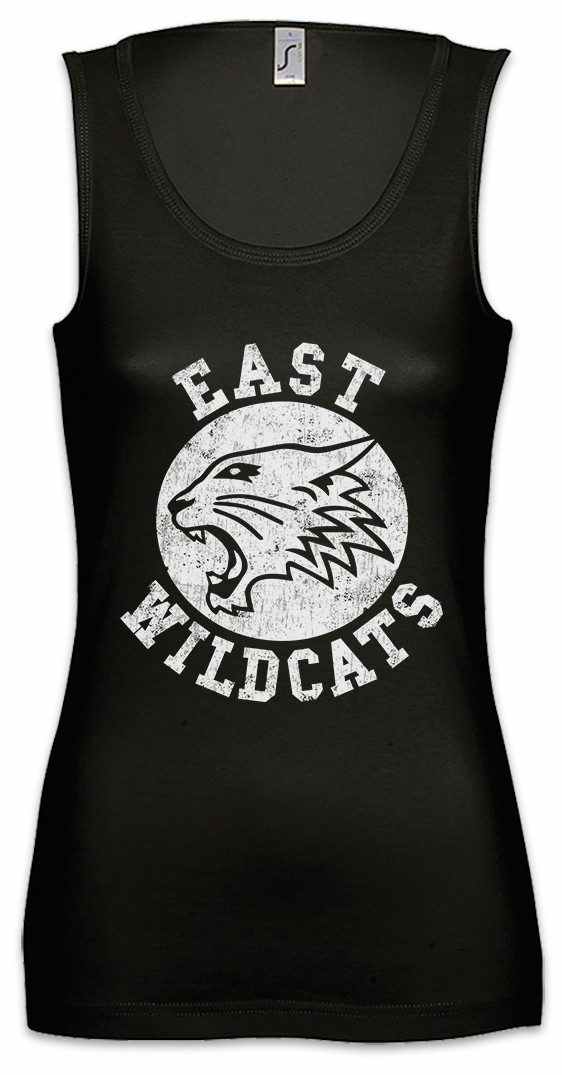 Urban Backwoods Tanktop East Wildcats Ärmelloses Damen T-Shirt High School Basketball Musical Team Symbol Sign Logo