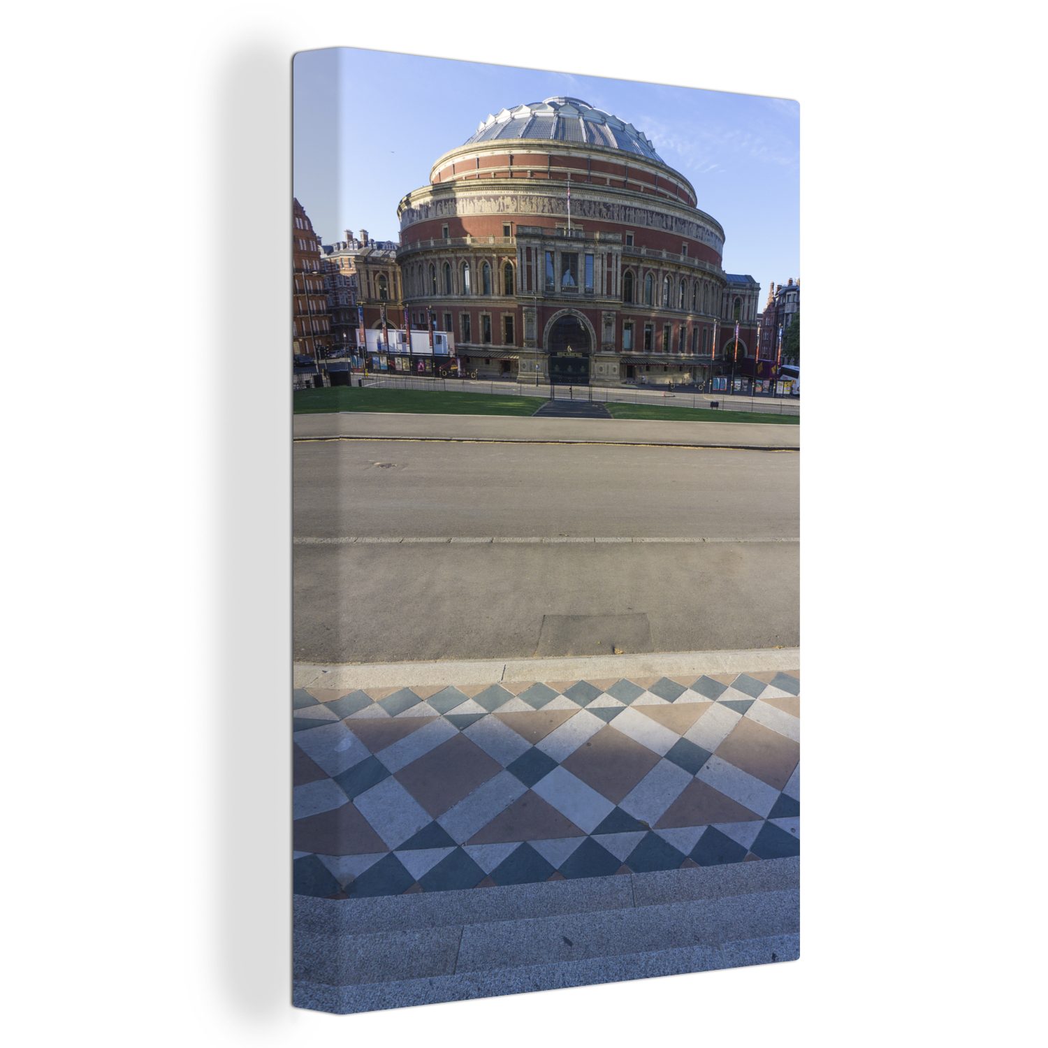 OneMillionCanvasses® Leinwandbild Ansicht des Konzertsaals in London, der Royal Albert Hall, (1 St), Leinwandbild fertig bespannt inkl. Zackenaufhänger, Gemälde, 20x30 cm | Leinwandbilder