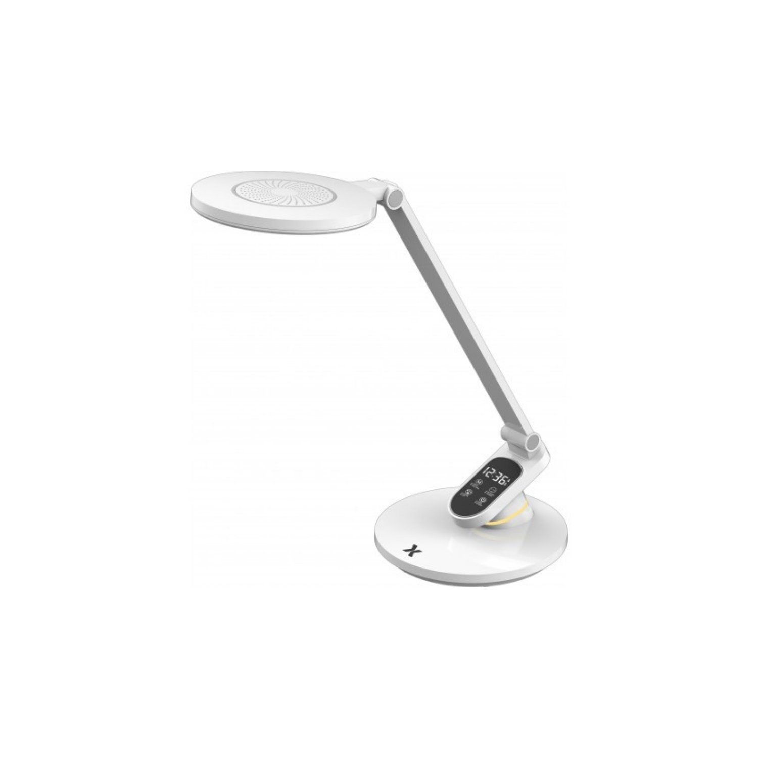 Maxcom Nachttischlampe LuminaraFlex 10W Dimmbare LED-Schreibtischlampe Weiß