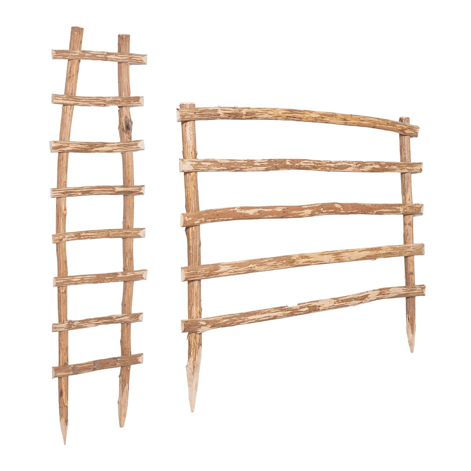 BooGardi Rankhilfe Kletterhilfe aus Holz, Höhe über der Erde 90 x Breite 50 cm · 33 Größen, Freistehend Spalier Rankgitter Spalier Rosenbogen – Bild 3 von 5