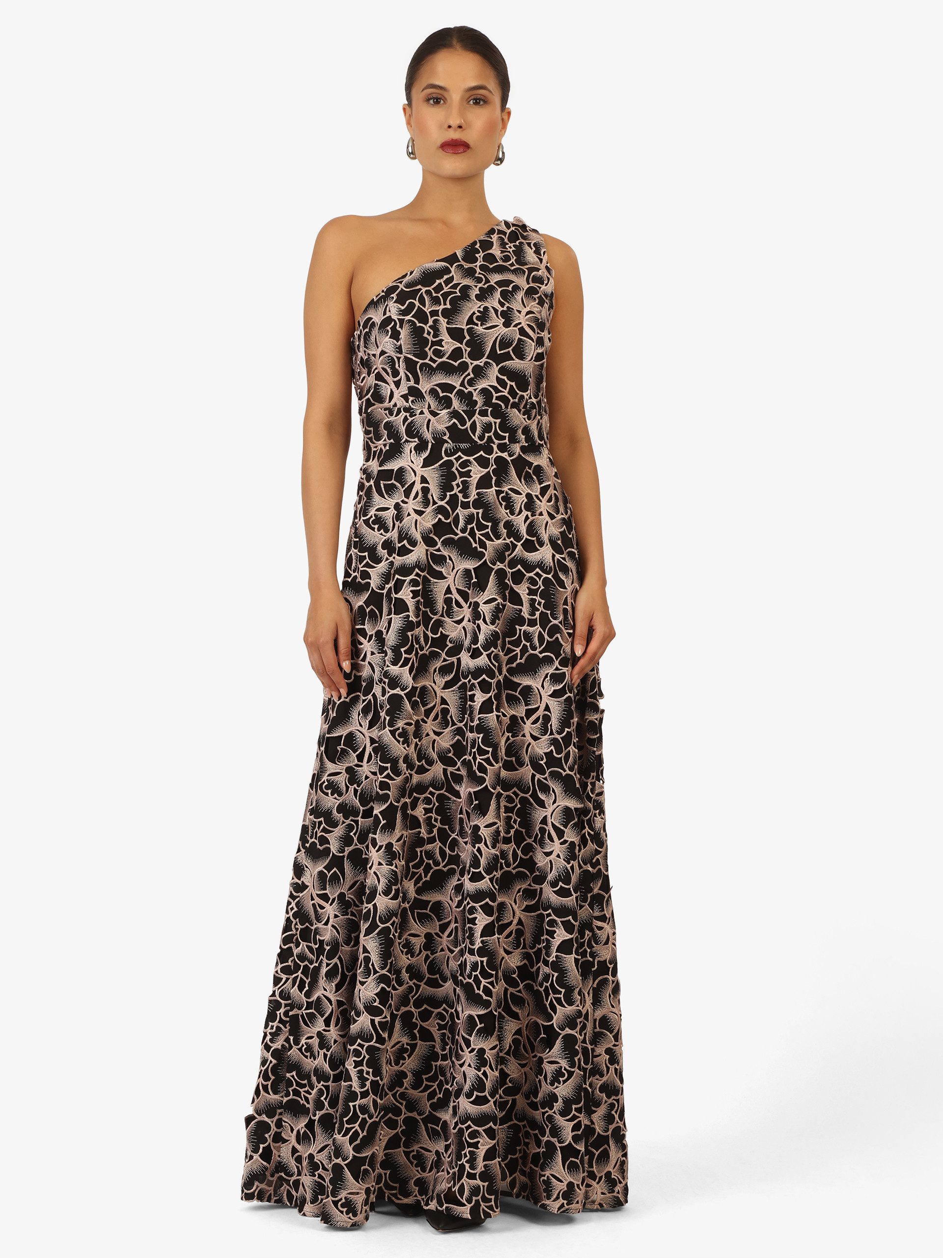 Kraimod Abendkleid mit floraler Stickerei